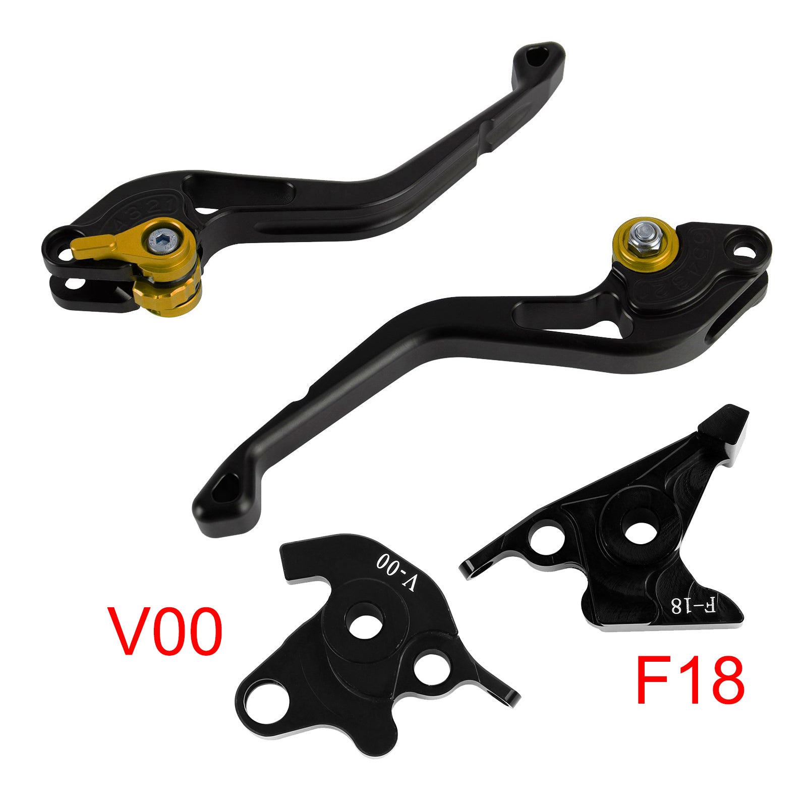 Honda VFR750 VFR800/F VTR1000F Gold NEU Kurzkupplungs-Bremshebel