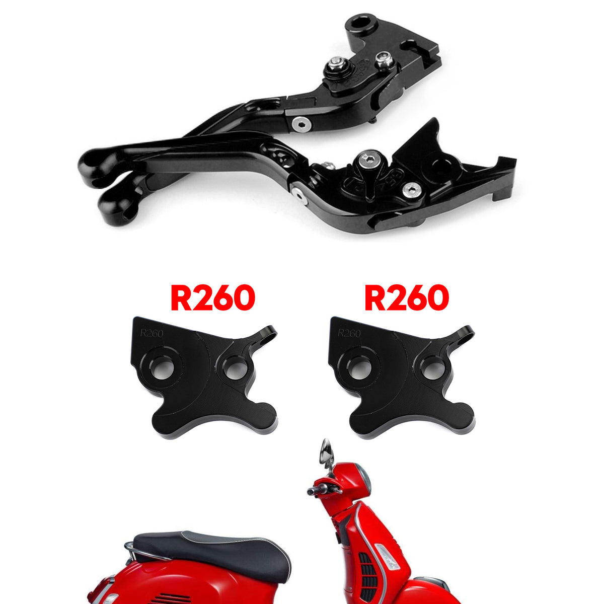 VESPA GTS 300 Super Motorcycle Adjustable Clutch Brake Lever