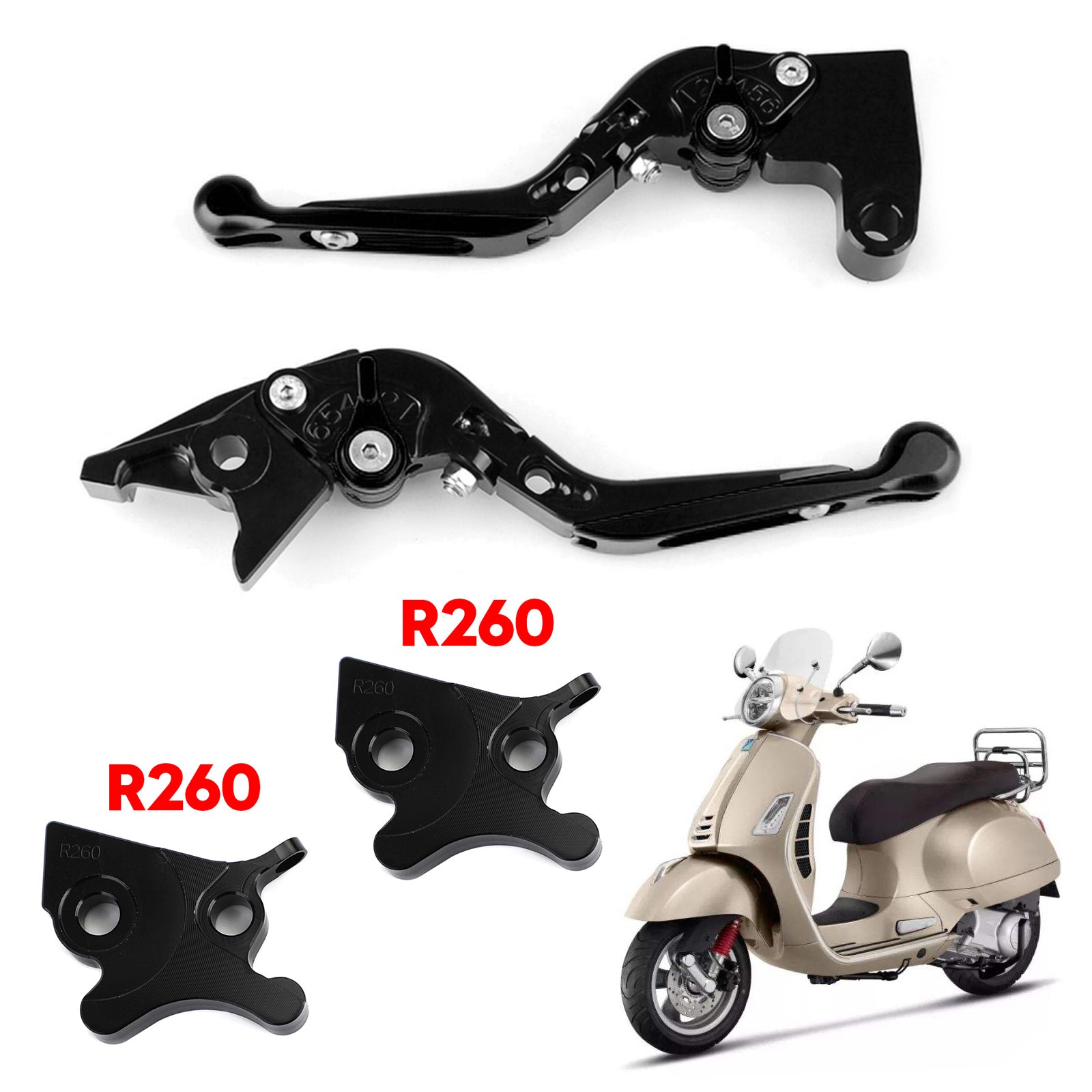 VESPA GTS 300 Super Motorcycle Adjustable Clutch Brake Lever