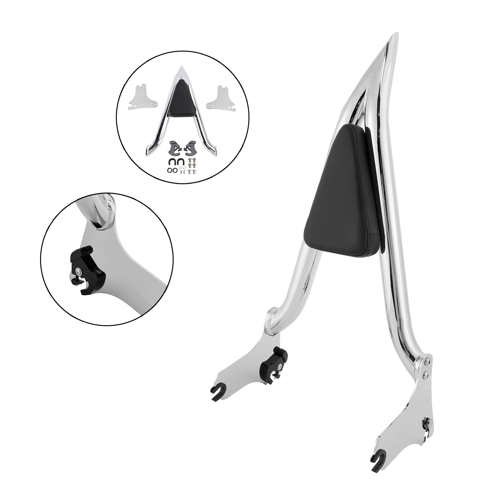 1997-2008 Road King Street Glide Road Glide Passagier Sissy Bar Rückenlehne