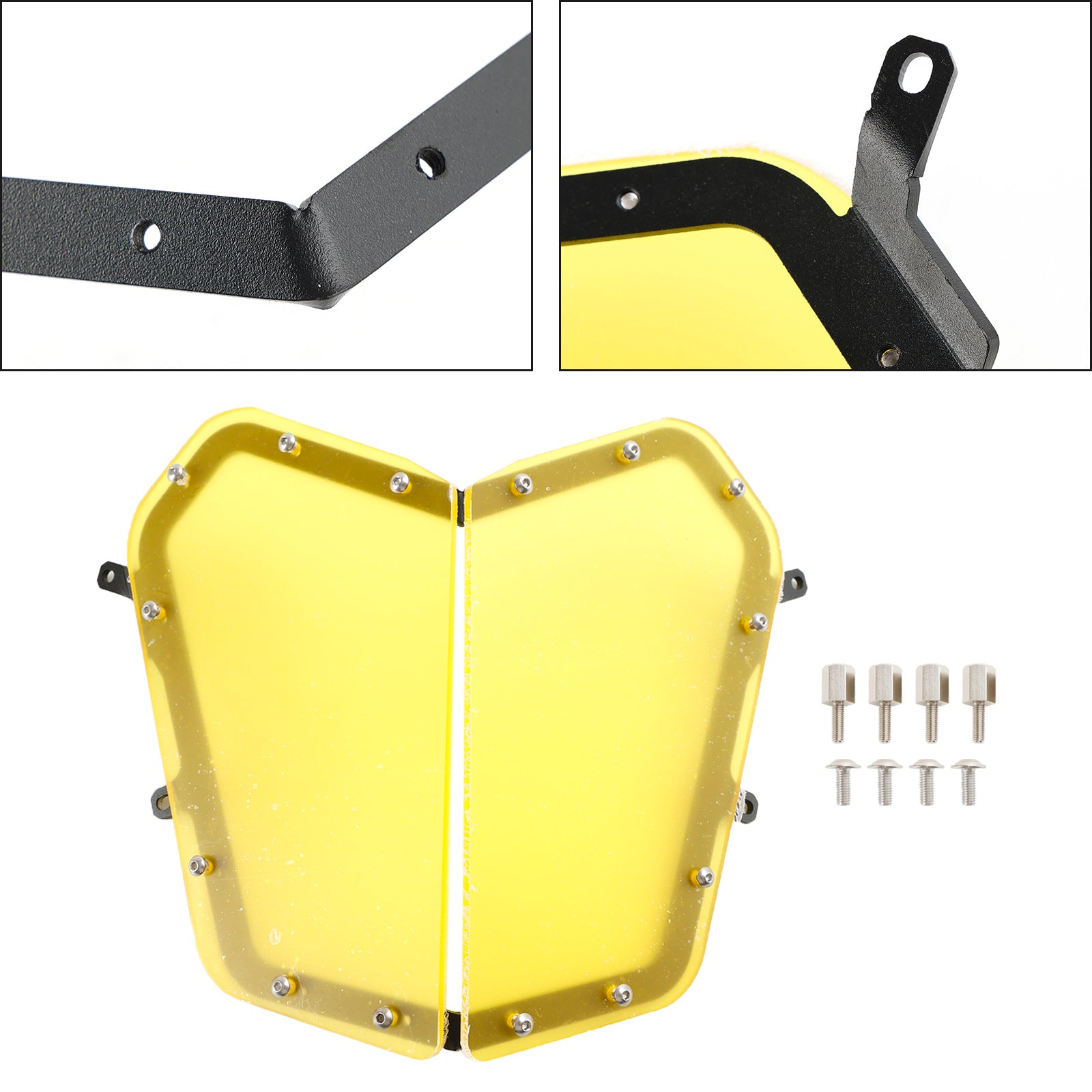 Protezione della copertura della protezione del faro anteriore in acrilico adatta per Yamaha Tenere 700 19-23