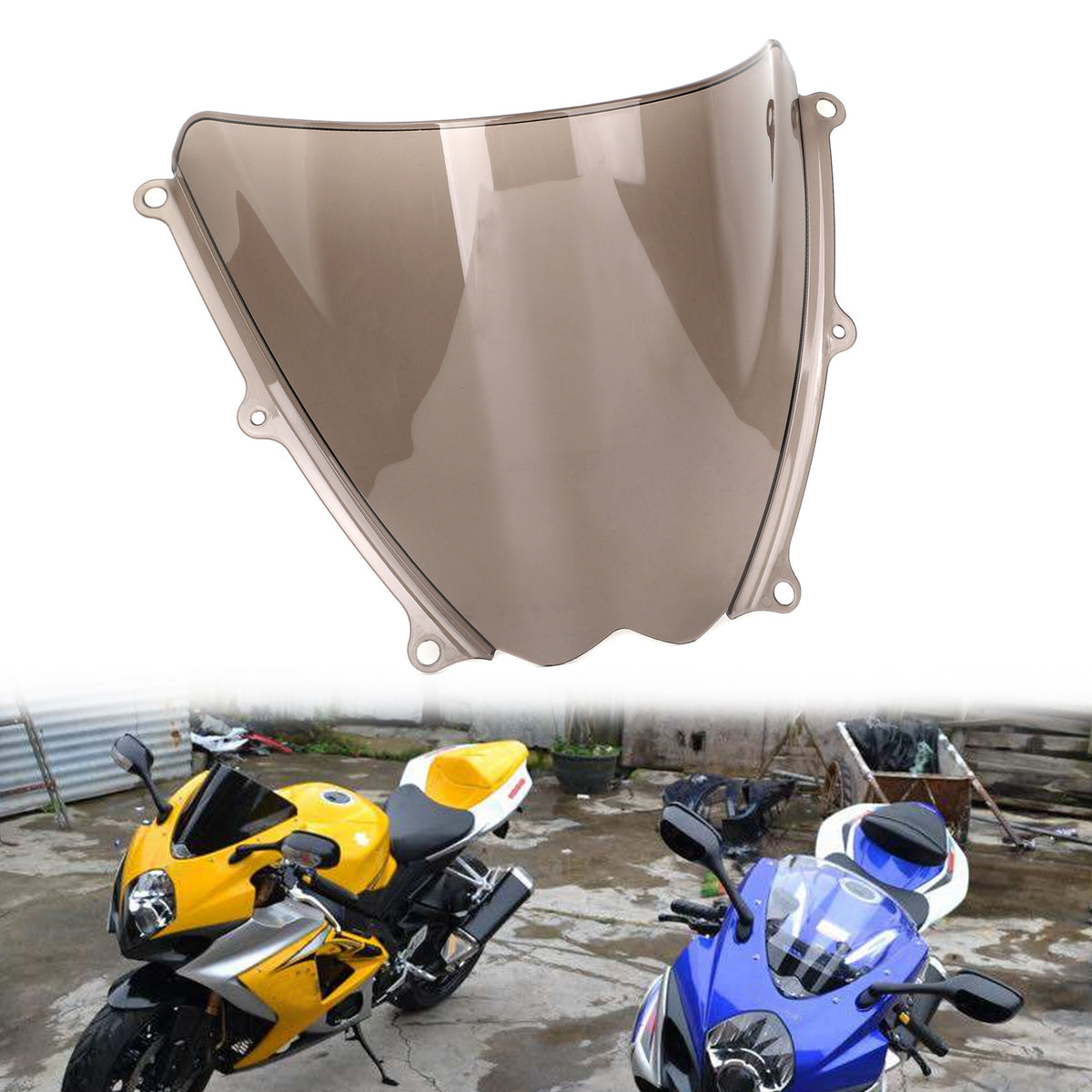 2007-2008 Suzuki GSXR 1000 K7 Smoke Windshield