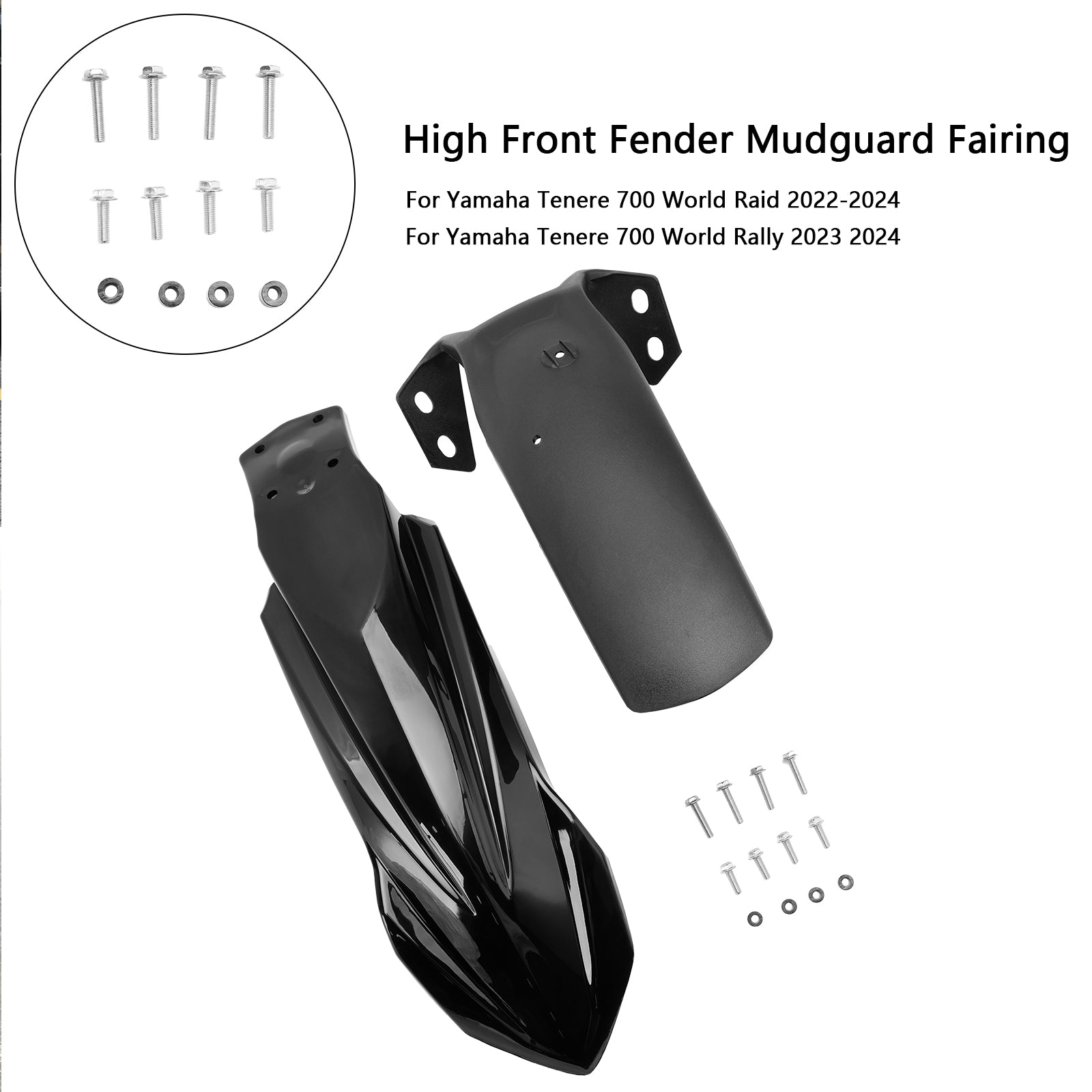 2019-2024 Yamaha Tenere 700 High Front Fender Bagguard Rairing