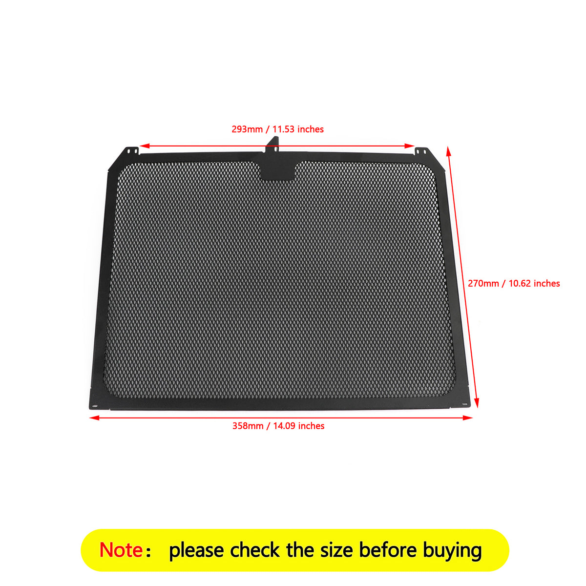 2017-2020 Yamaha YZF R6 YZF-R6 ?Areyourshop Black Radiator Guard Cover Protector