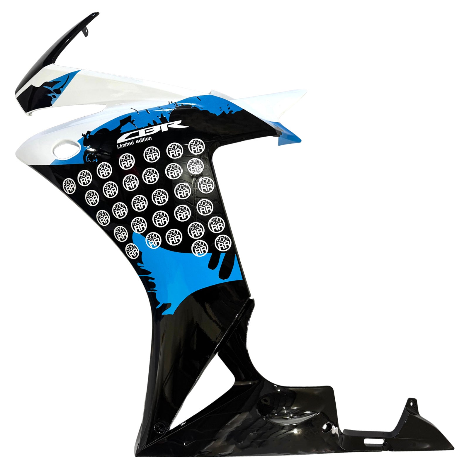 Amotopart 2013-2015 Honda CBR500R Black Blue Fairing Kit