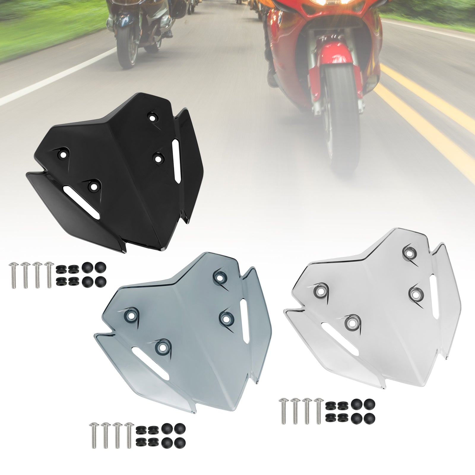 23-24 Yamaha X-MAX 300 ABS Motorcycle Windshield WindScreen