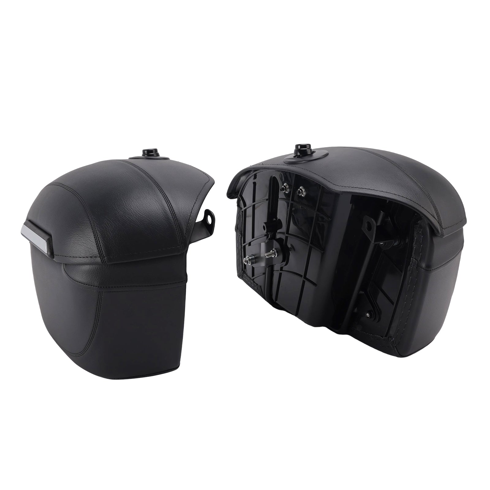 04-25 Sportster 883 1200 X48 Side Saddle Bag Mounting Bracket Black