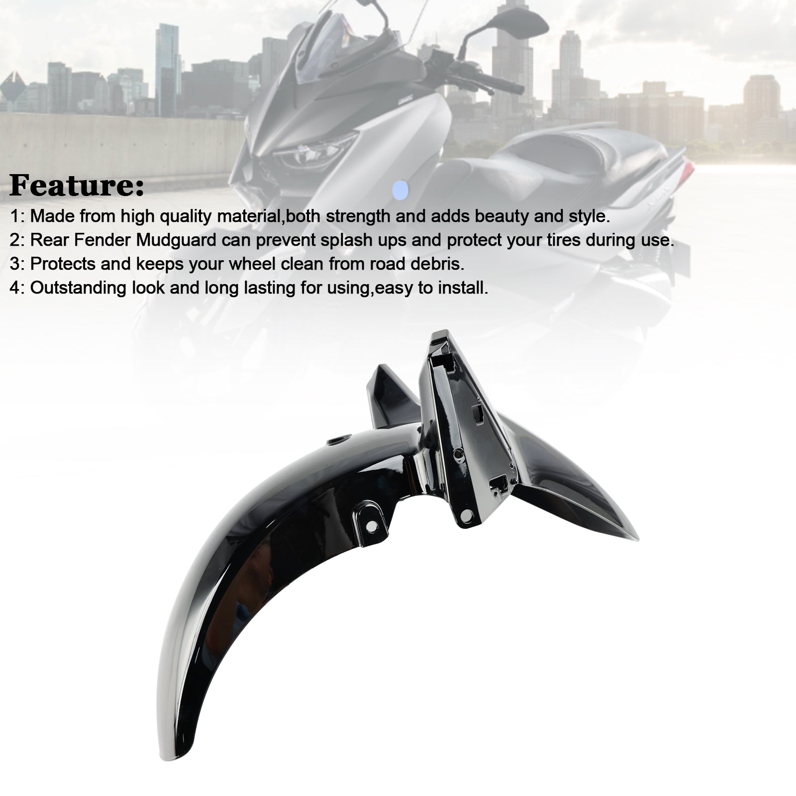 23-24 YAMAHA X-MAX 300 Front Fender Mudguard Fairing Cowl