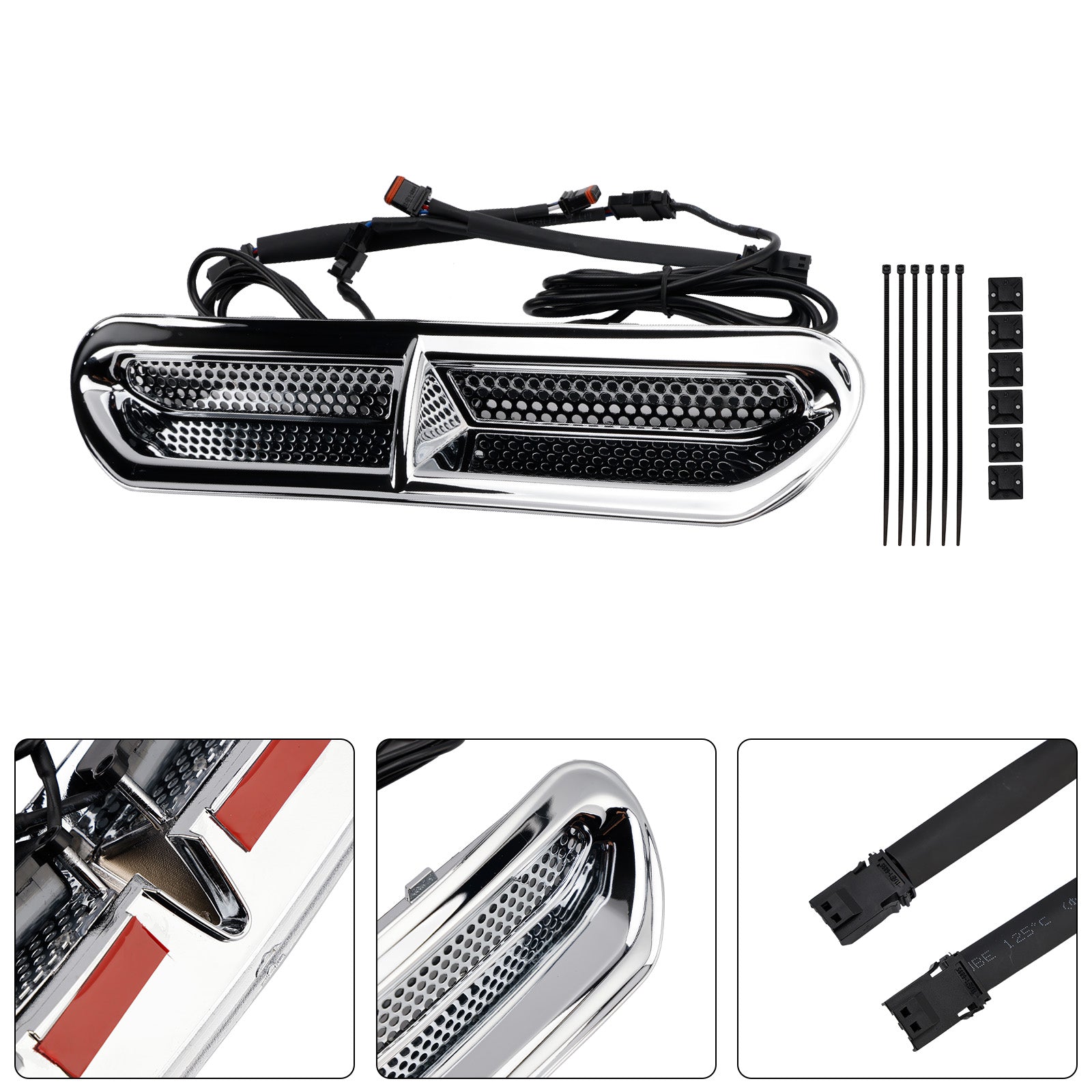2014-2024 Touring Street Glide Front Fairing Air Vent LED Light