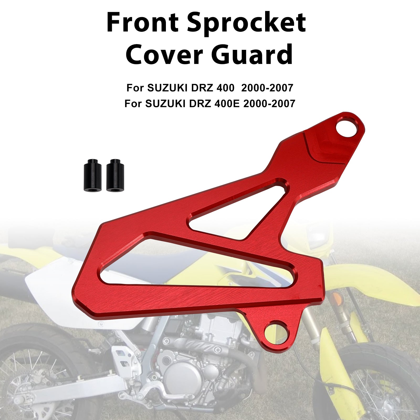 2000-2024 Suzuki DR-Z400SM DRZ400/S/E Front Sprocket Cover Guard