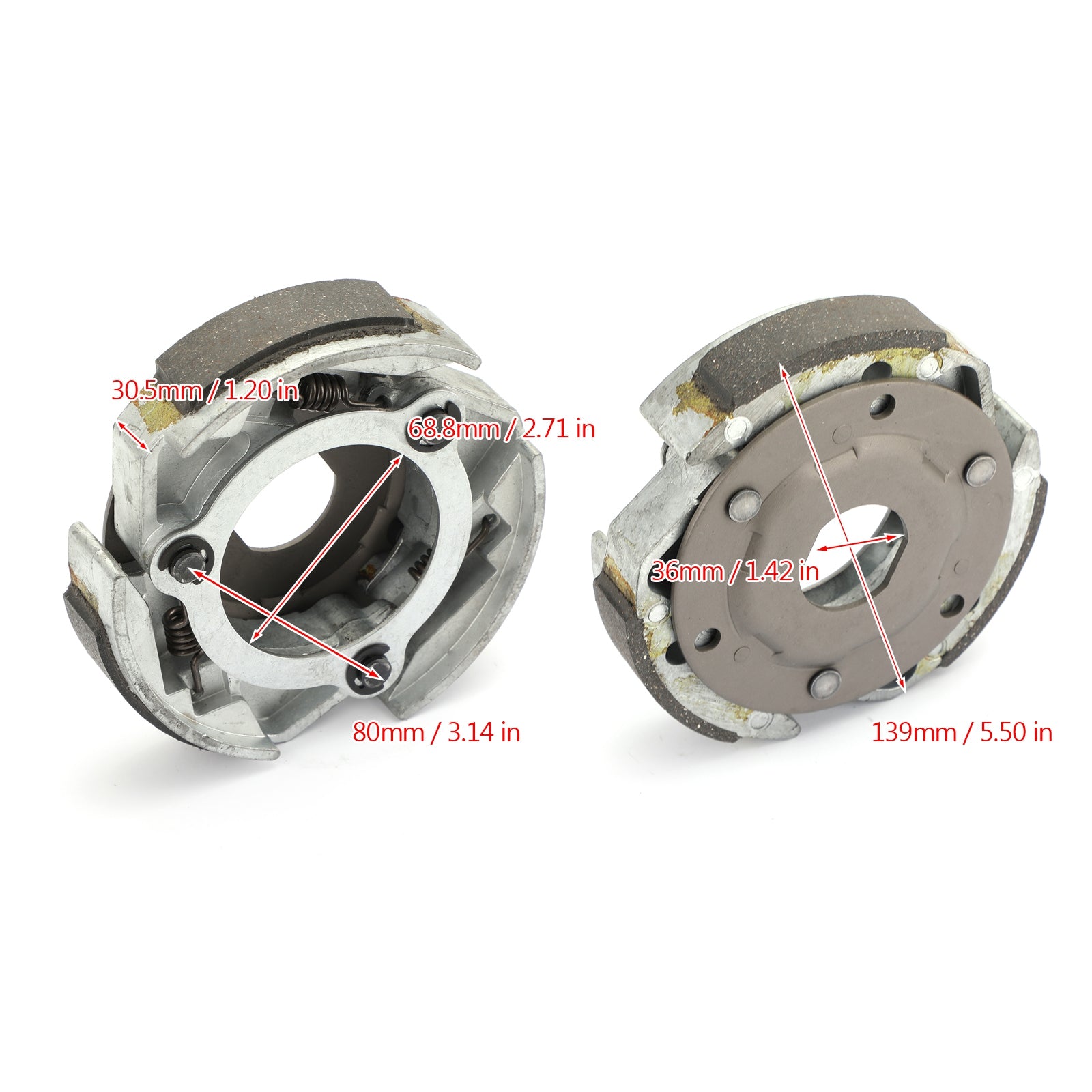 Linhai ATV BigHorn Goon Aeolus 260 300 Wet Clutch Shoe Carrier Assy w/Spring