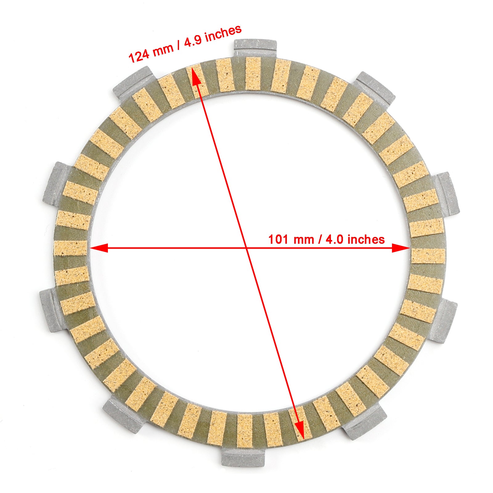 2023-2024 Husqvarna Norden 901 Expedition Clutch Friction Plate Kit