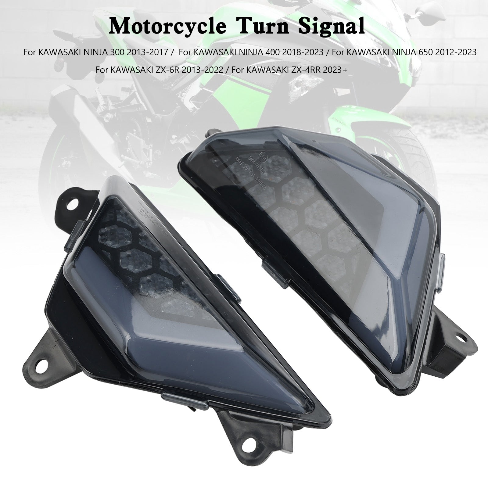 2012+ Kawasaki Ninja 300 400 650 ZX 6R ZX 4RR LED -LED -Blindesignallicht