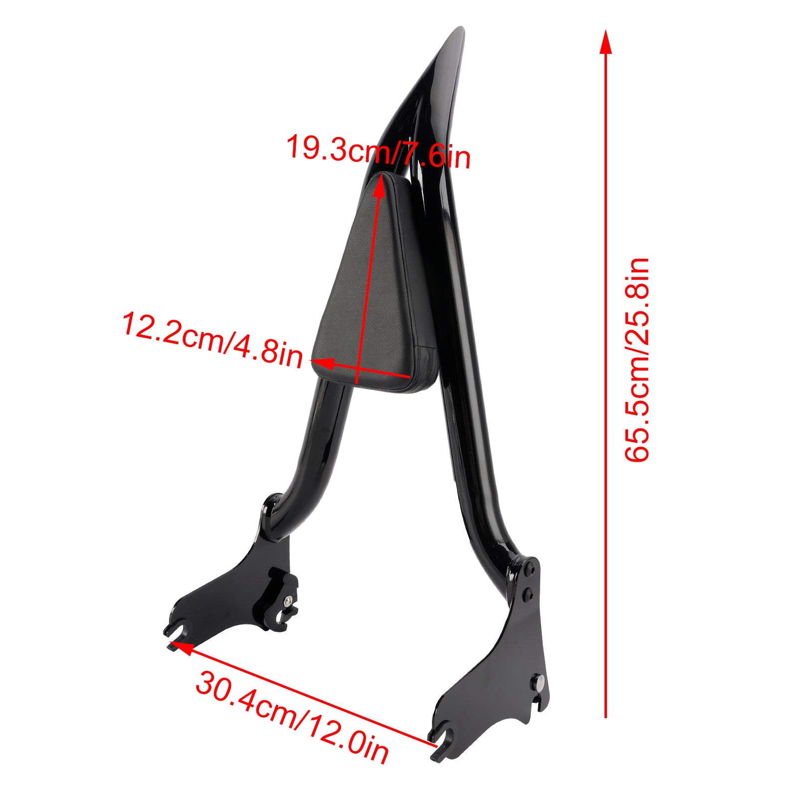 1997-2008 Road King Street Glide Road Glide Passagier Sissy Bar Rückenlehne