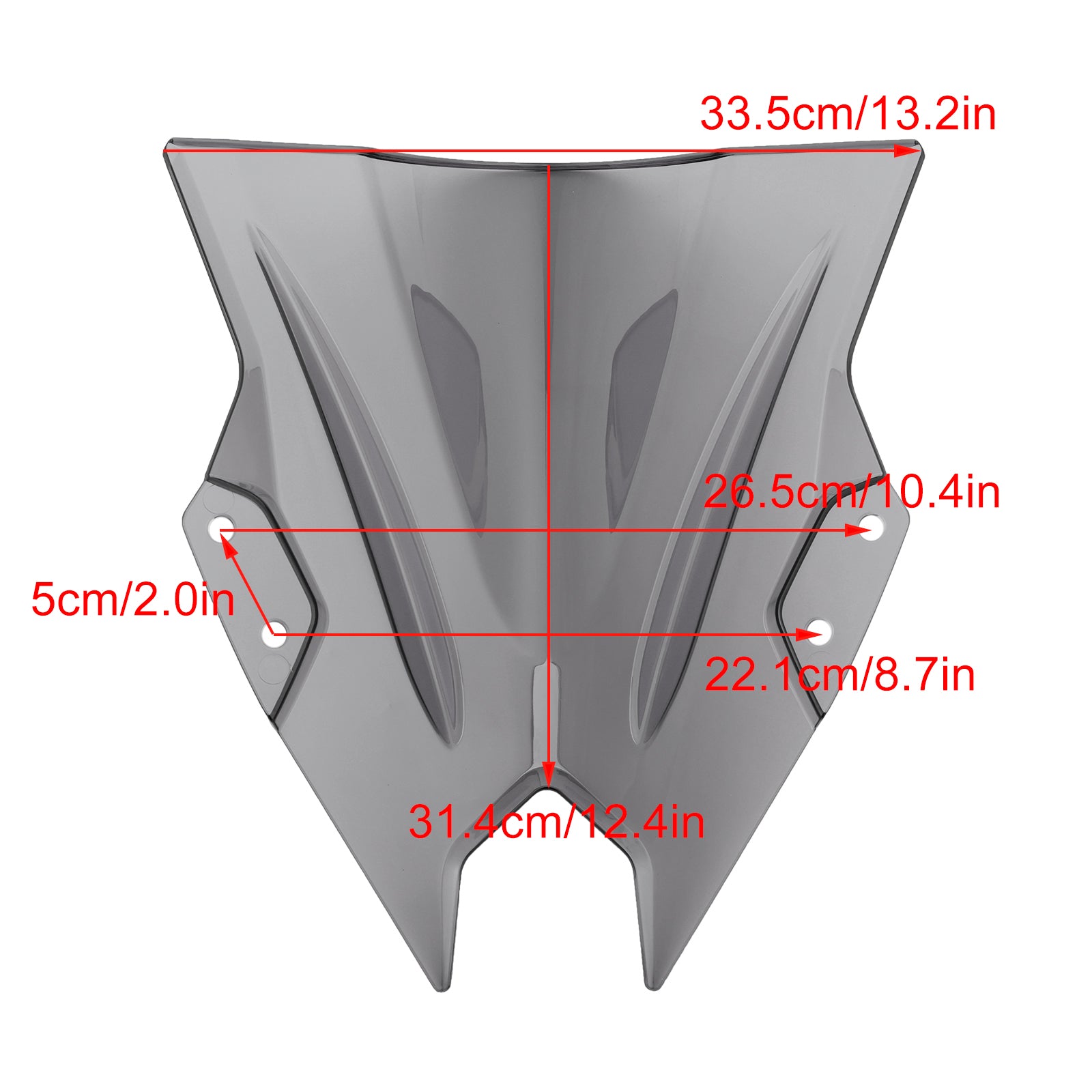 KAWASAKI NINJA 500 EX500R 2024-2025 Windshield Windscreen