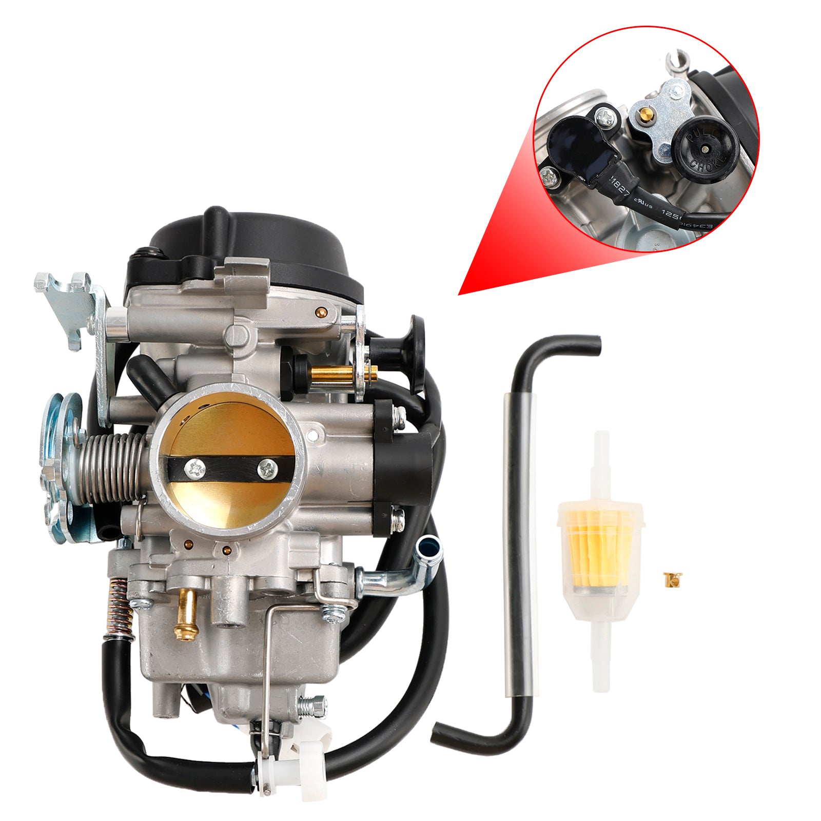 Carburetor Carb Fit für Yamaha Raptor 350 YFM350R ATV 2006-13 5YT-14901-10-00