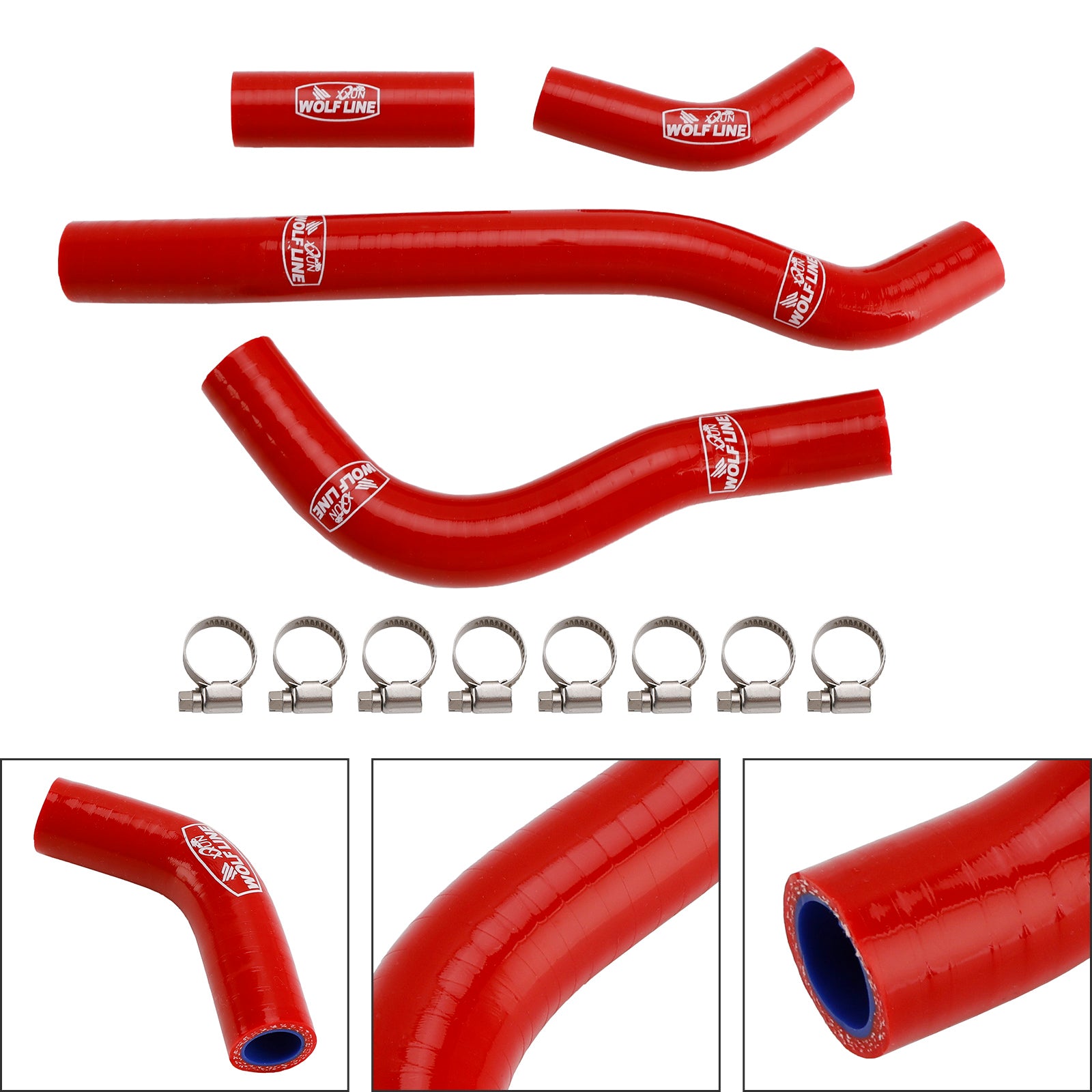 2022-2025 Honda CRF250R CRF250RX Silicone Radiator coolant Hose