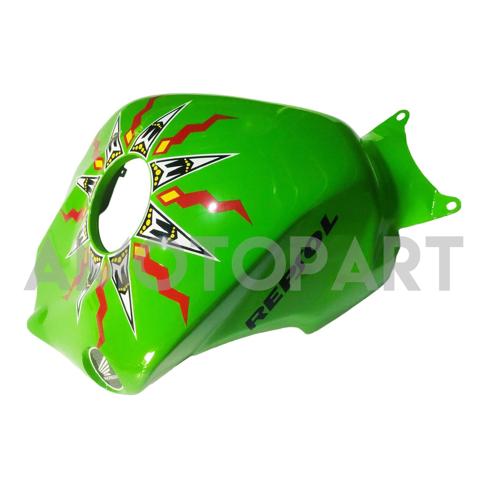 Amotopart 2008-2011 Honda CBR1000RR Green Black with Decals Fairing Kit