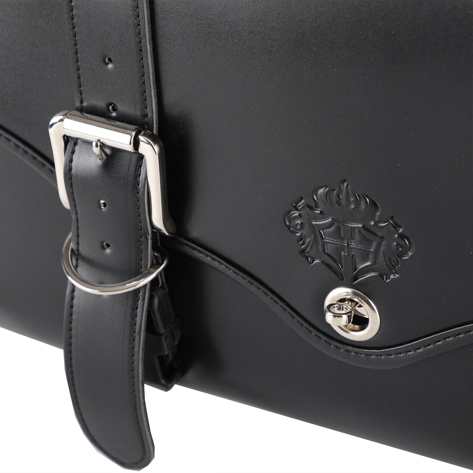 PUレザーバイクソロスイングアームサイドツールバッグサドルバッグ