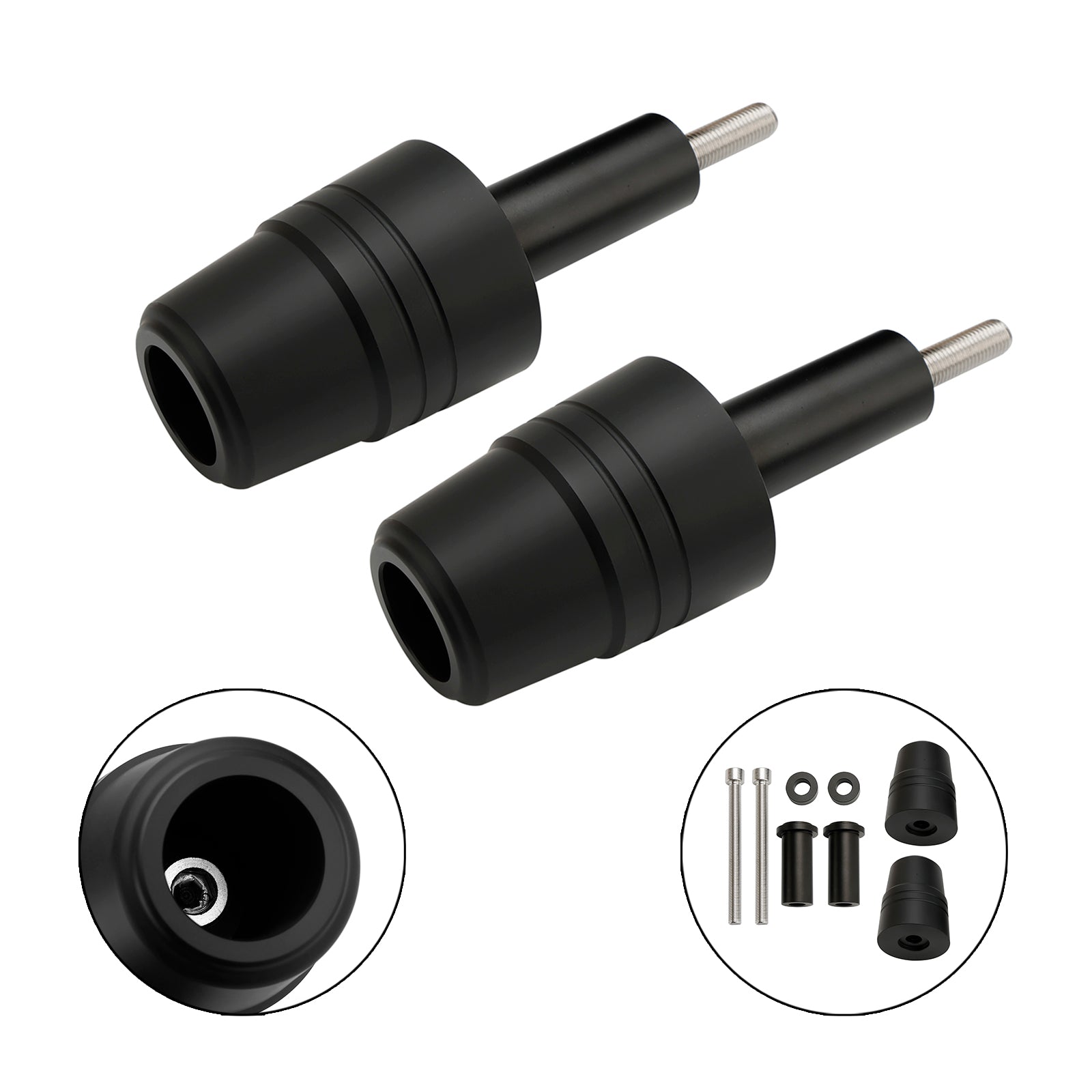 Protectores de marco antichoque deslizantes aptos para Kawasaki Ninja 400 Z900 Zx6R 636 Zx10R