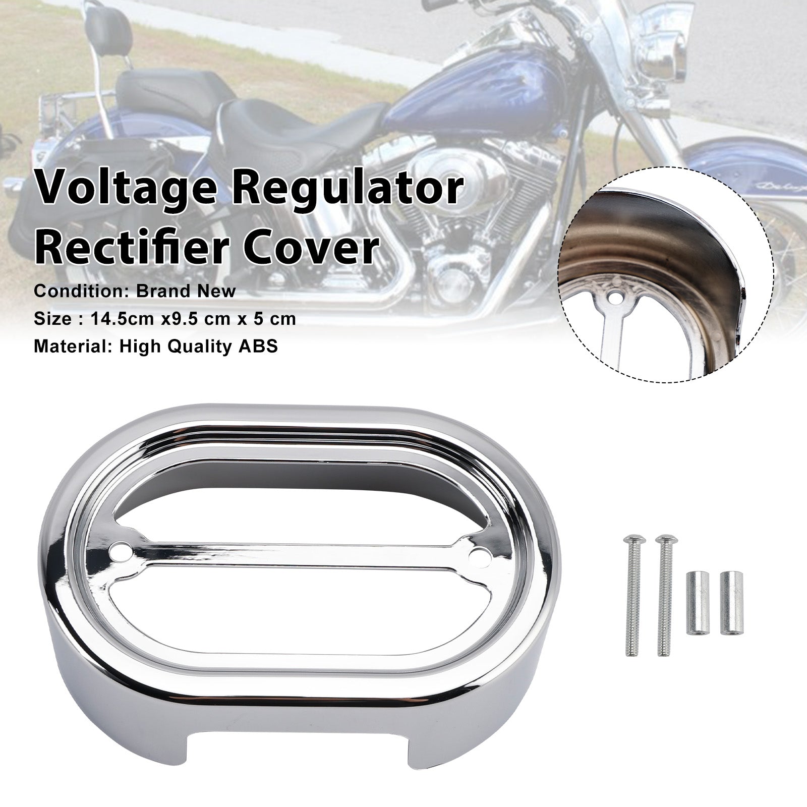 2001-2017 Softail Breakout Voltage Regulator Rectifier Cover