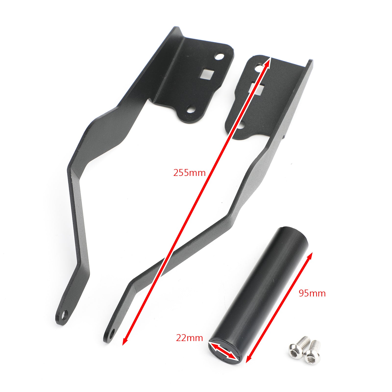 Soporte negro para parabrisas, soporte para Smartphone/GPS para BMW F750GS F850GS 18-19