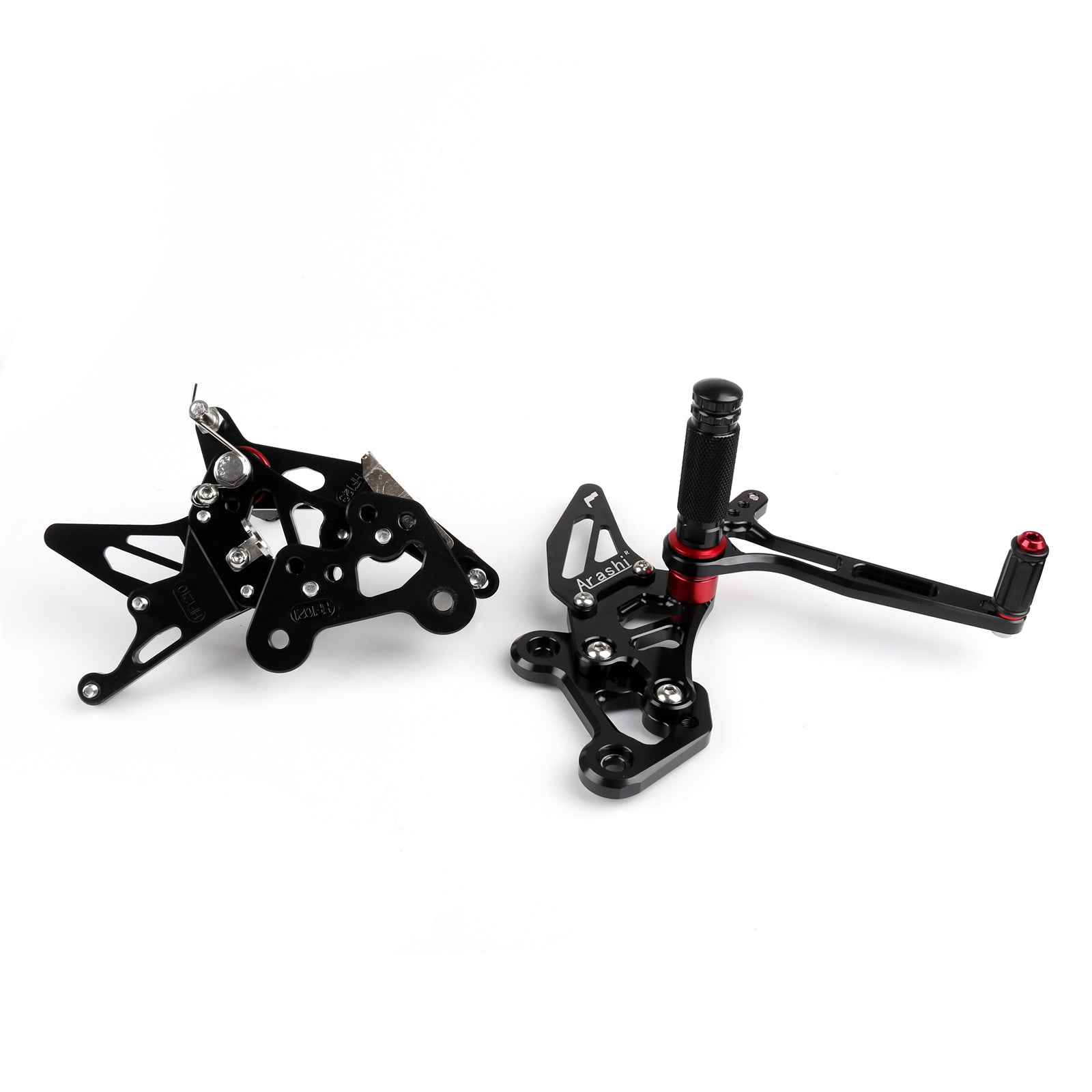 11-16 SUZUKI GSR750 GSXS750 GSX-S750 Black Full Rearsets Foot pegs Rear set