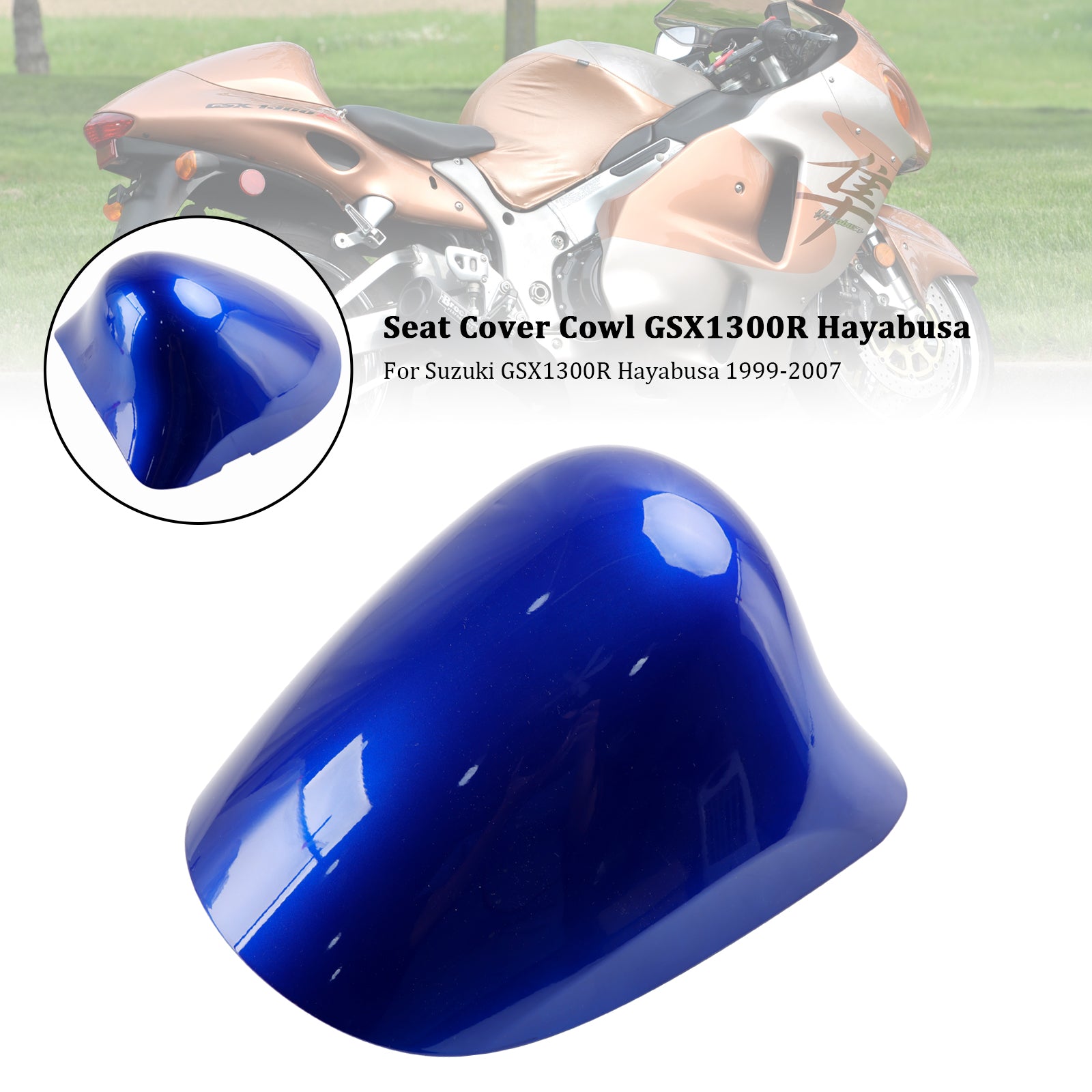 99-07 Suzuki GSX1300R GSX-R1300 Hayabusa Cubierta de carenado del asiento trasero