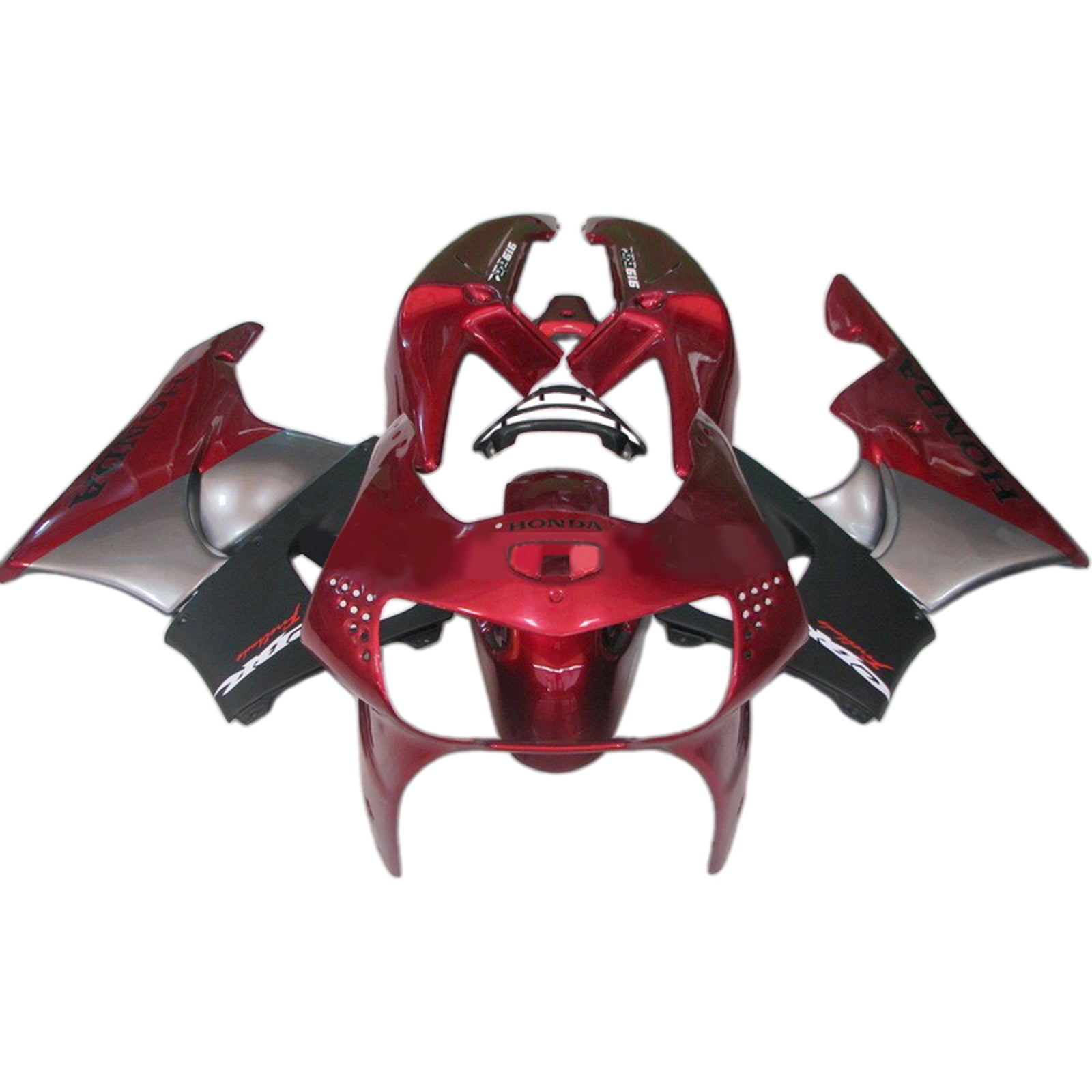 Amotopart 1998-1999 Honda CBR900RR 919 Red Black Grey Fairing Kit