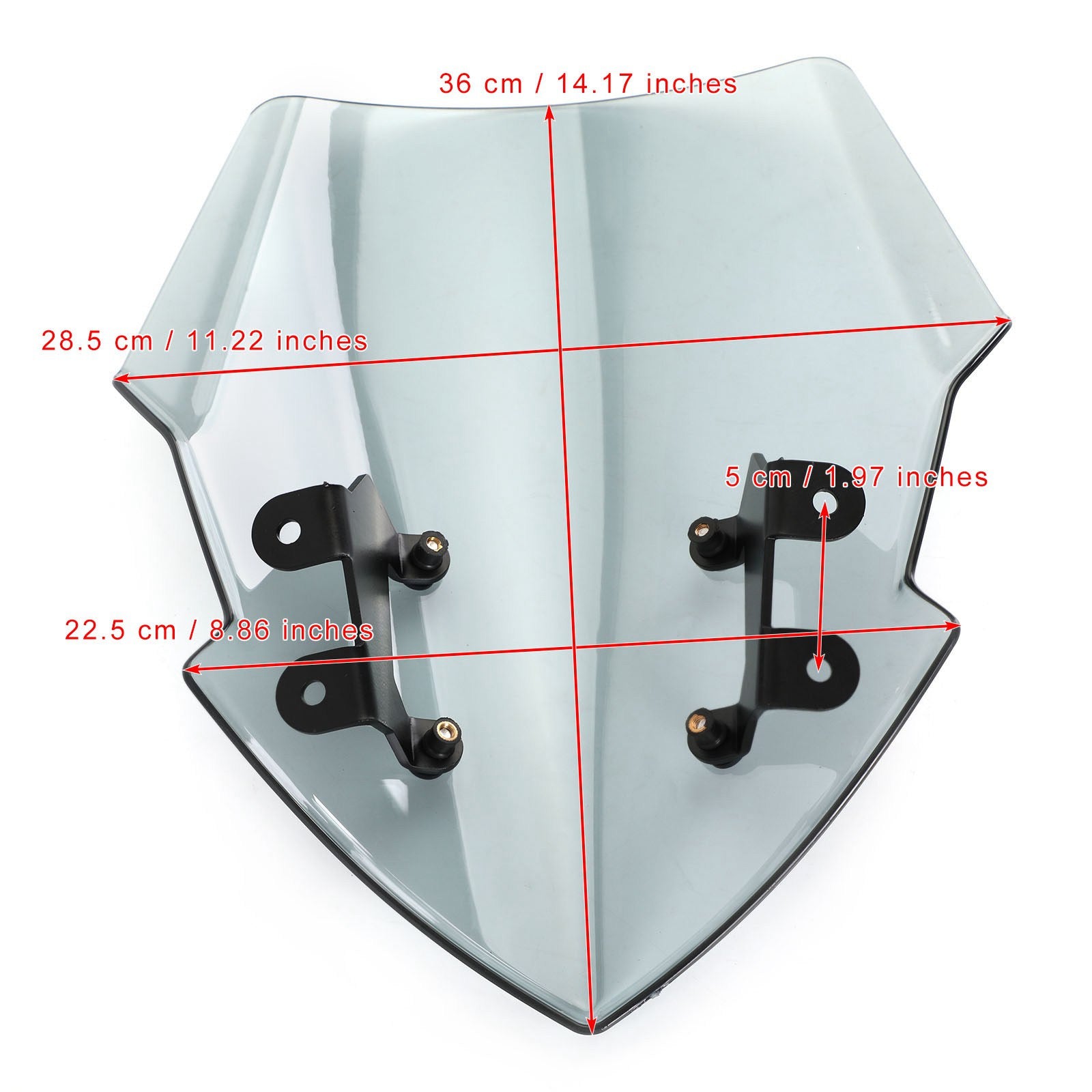 2018-2020 YAMAHA MT-15 ABS Plastic motorfiets voorruitenscherm