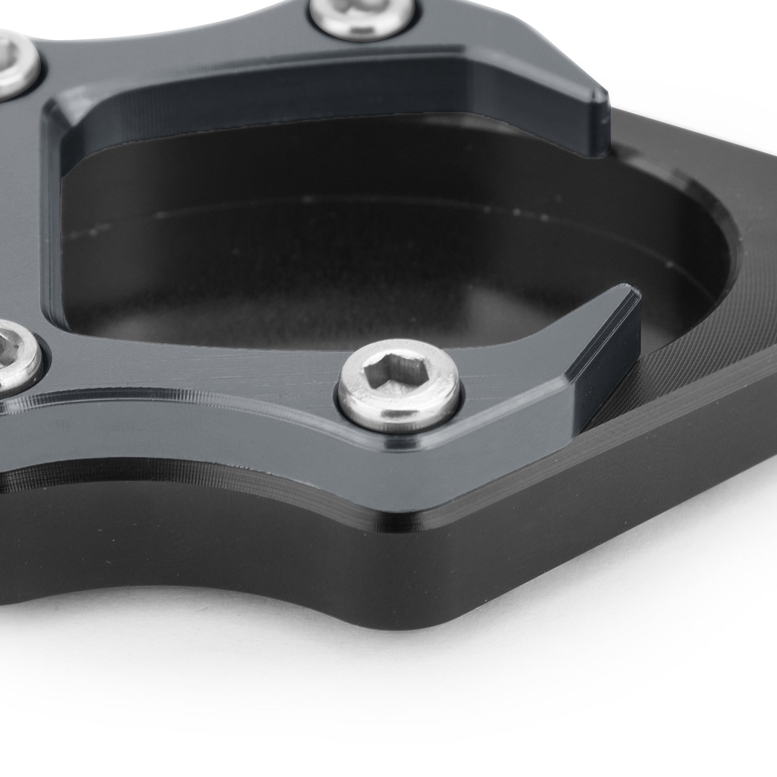 2018 Kawasaki 18 Ninja 400 250
Kickstand Side Stand Plate Extension Pad Titanium