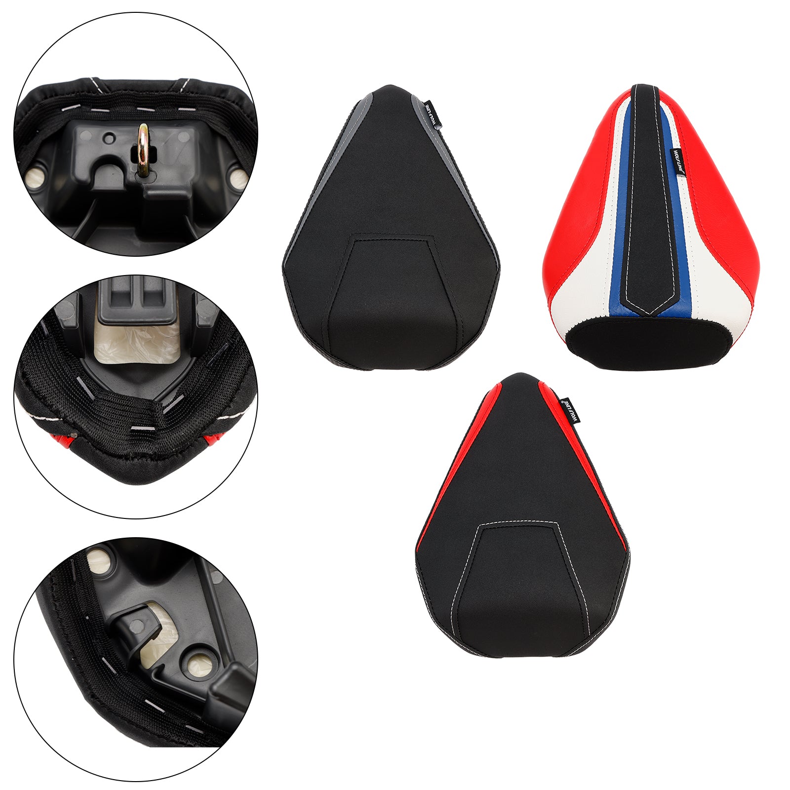 2020-2023 Honda Cbr1000Rr-R Rear Passenger Seat Cushion Pillion Flat Red