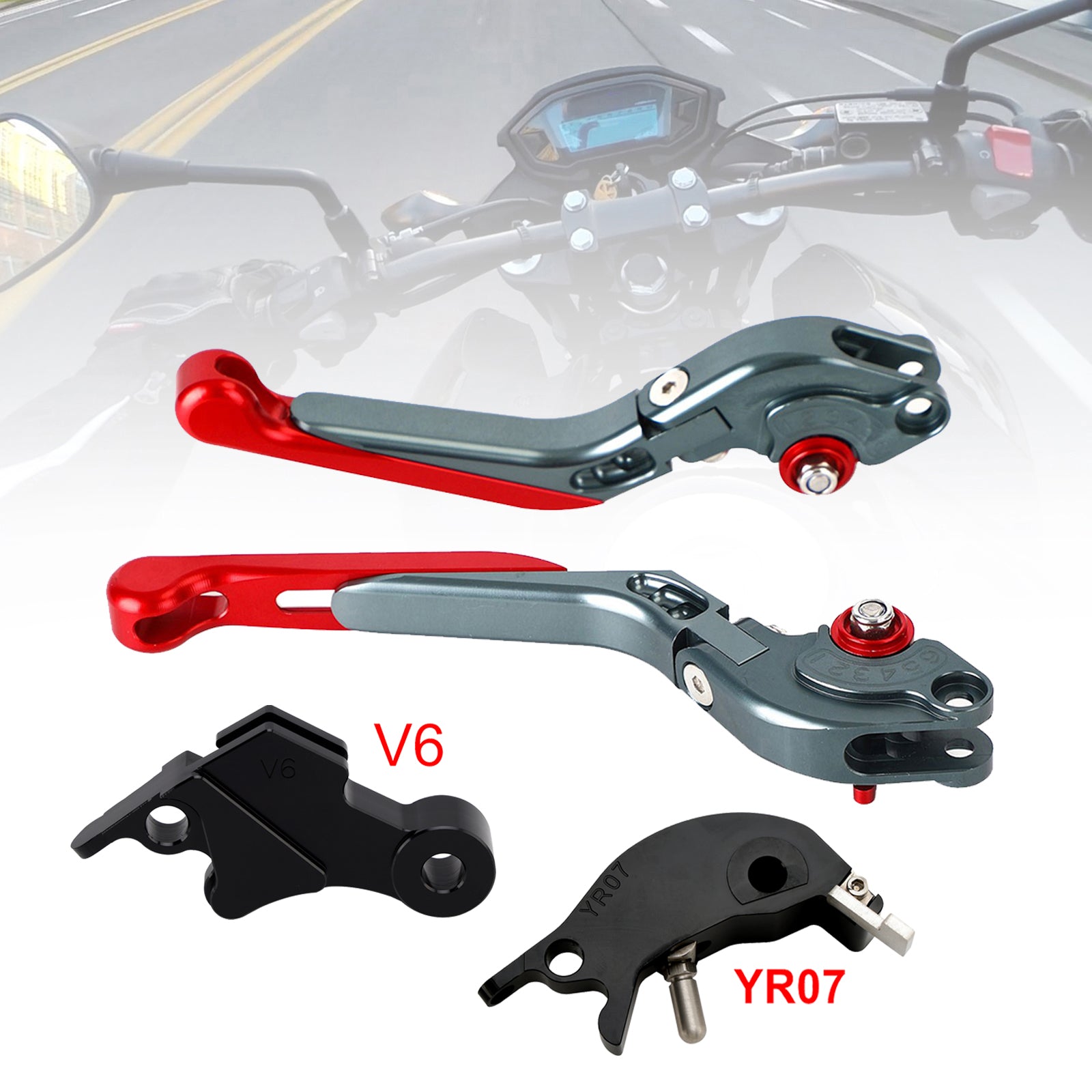 2024–2025 Yamaha XSR900 XSR900GP MT-09 verstellbarer Kupplungsbremshebel