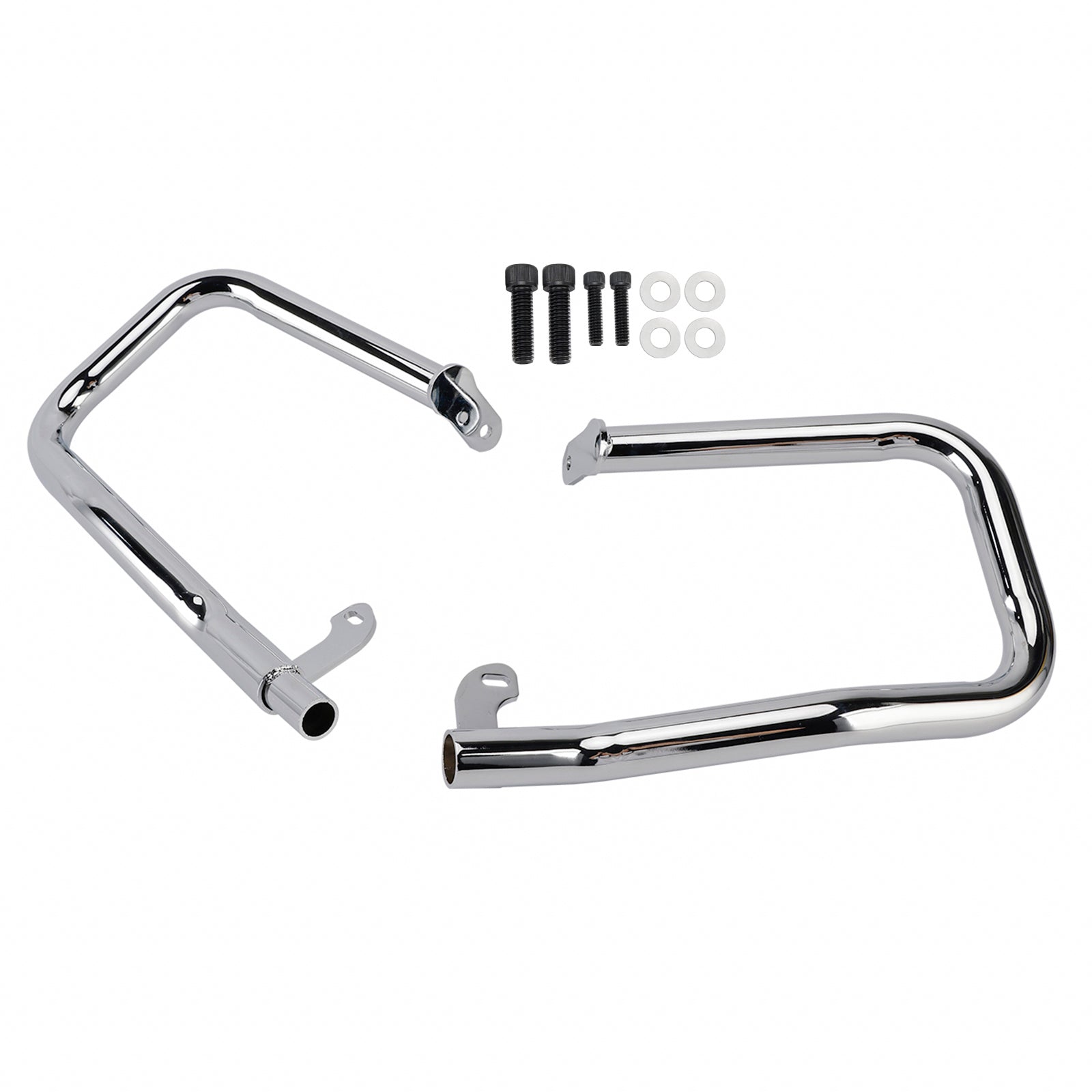 2014-2024 Street Glide Engine Guard Crash Bar Frame Protector Bumper Chrome