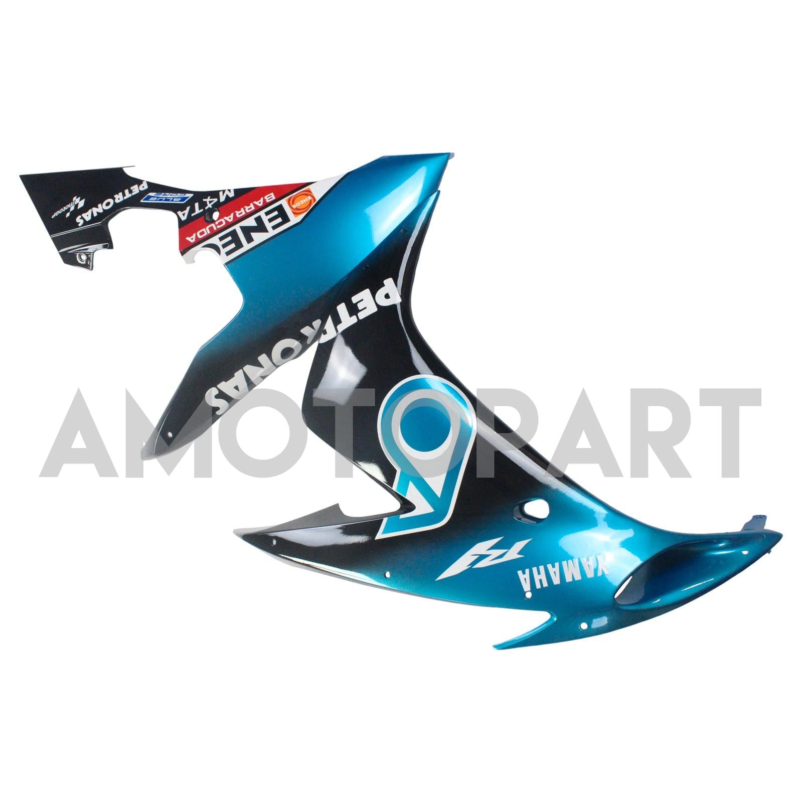 Amotopart 2004-2006 YZF 1000 R1 Yamaha Petronas Blue Fairing Kit