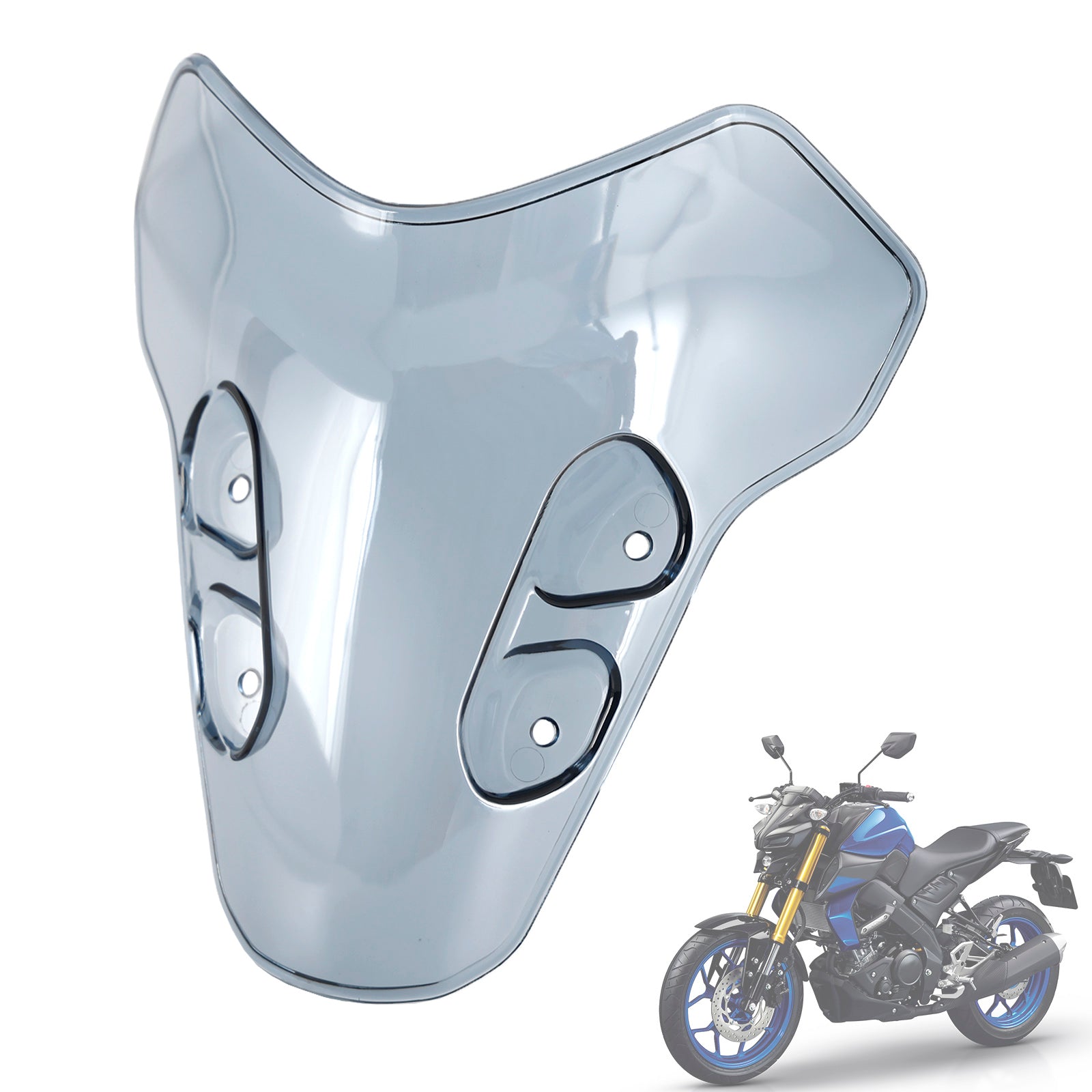 Parabrisas de motocicleta ABS apto para YAMAHA MT-07 MT 07 2021-2023