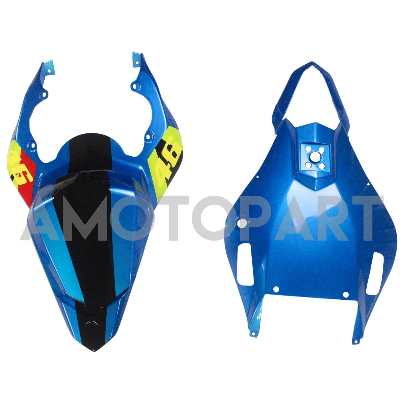 Amotopart 2006-2007 YZF 600 R6 Yamaha Blue&Green Fairing Kit
