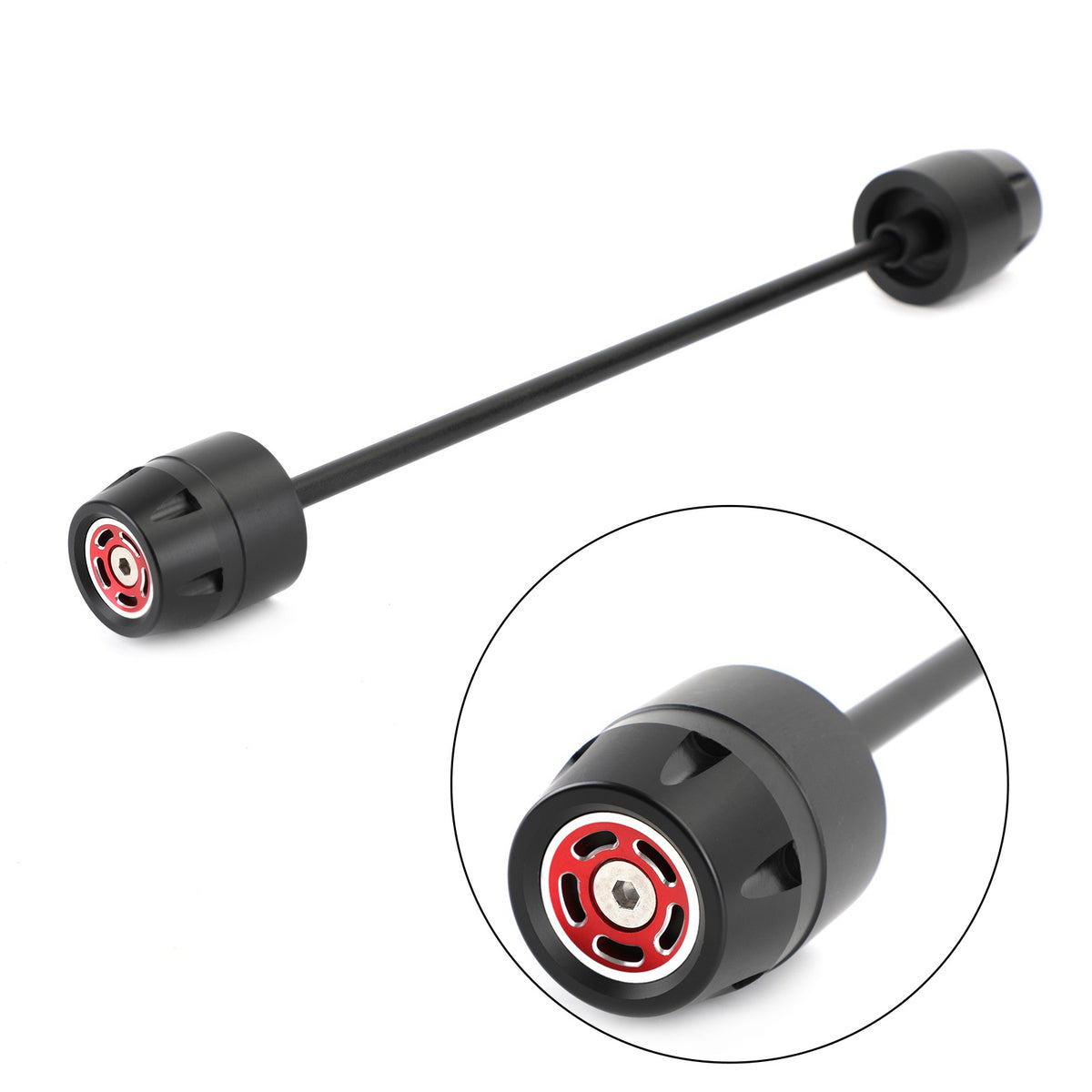 Ducati Scrambler All Models Rear Axle Fork Sliders Crash Bobbins Red