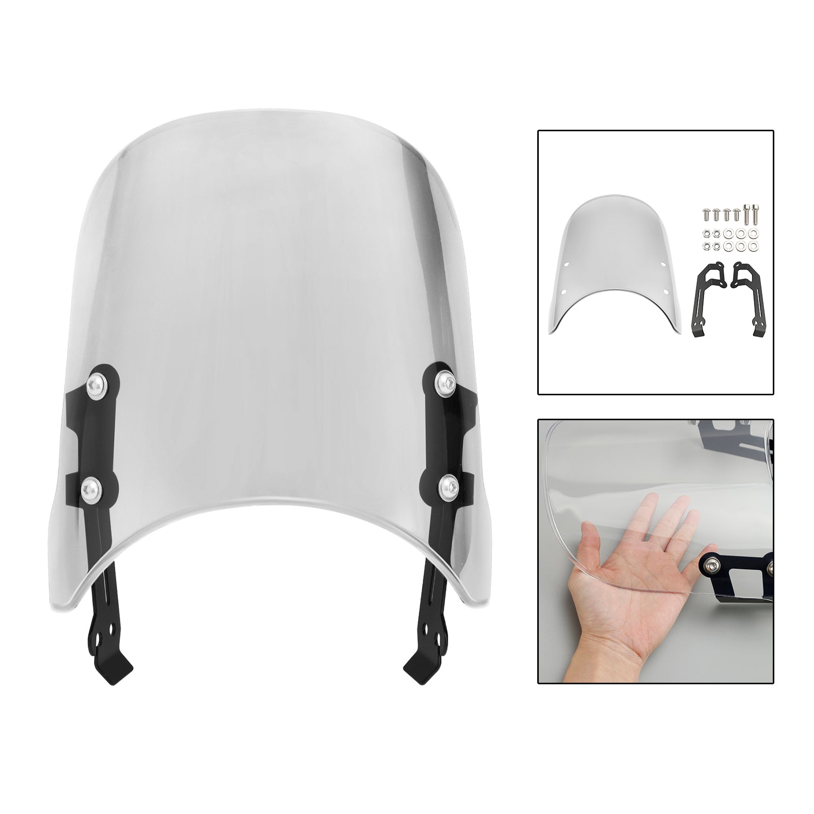 Čelní sklo čelního skla vhodný pro Ducati Scrambler 800 400 2015-2022