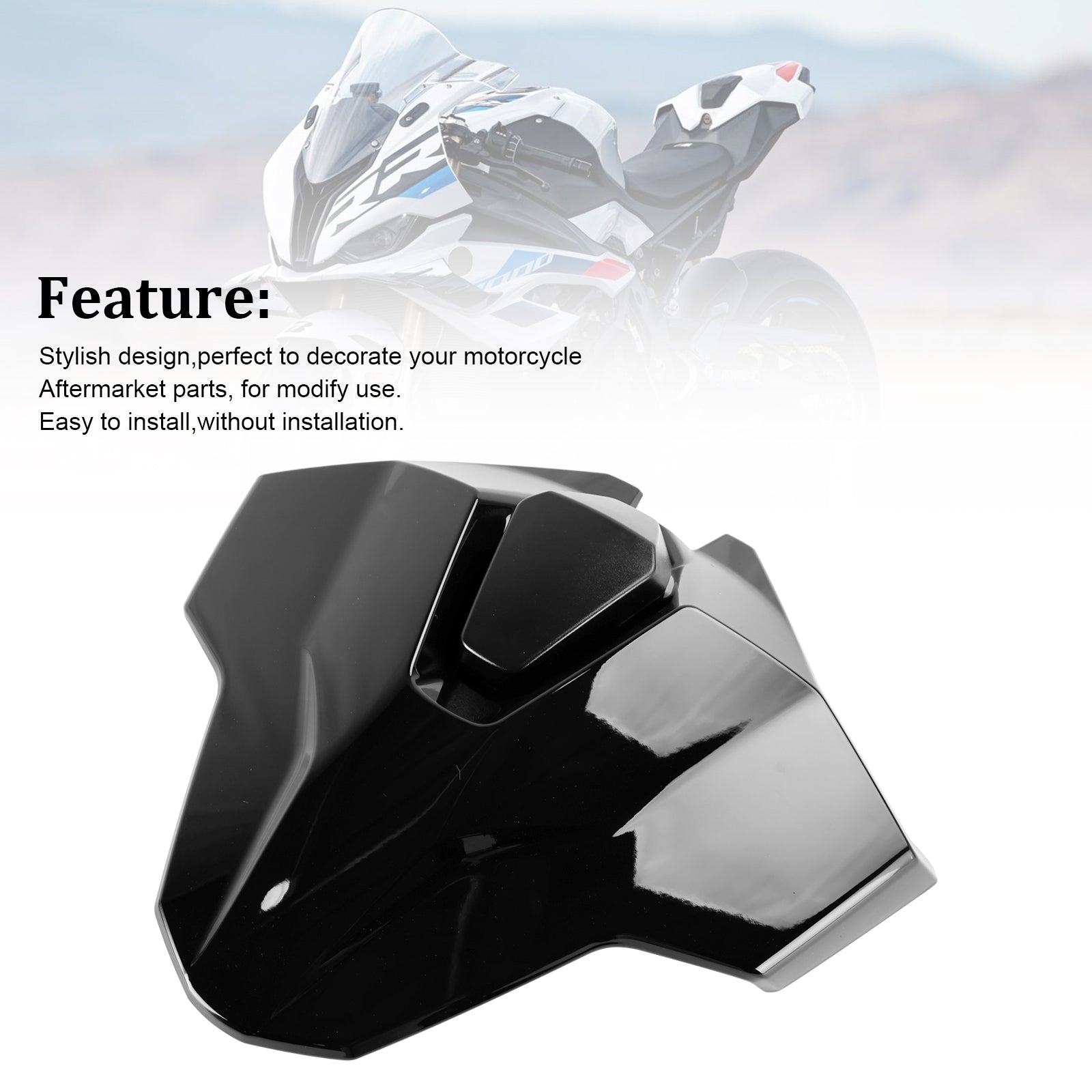 23-24 BMW S1000RR Svans baksäte Cover Fairing Cowl