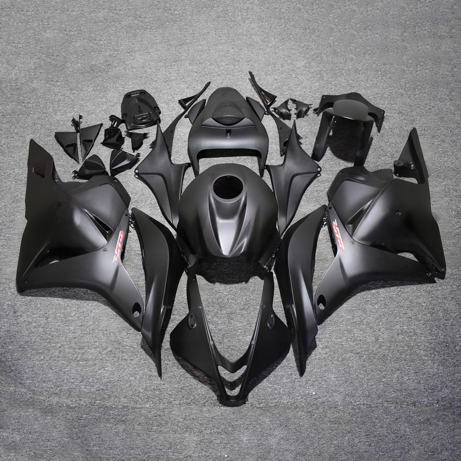 Amotopart 2009-2012 Honda CBR600RR Matte Black Fairing Kit