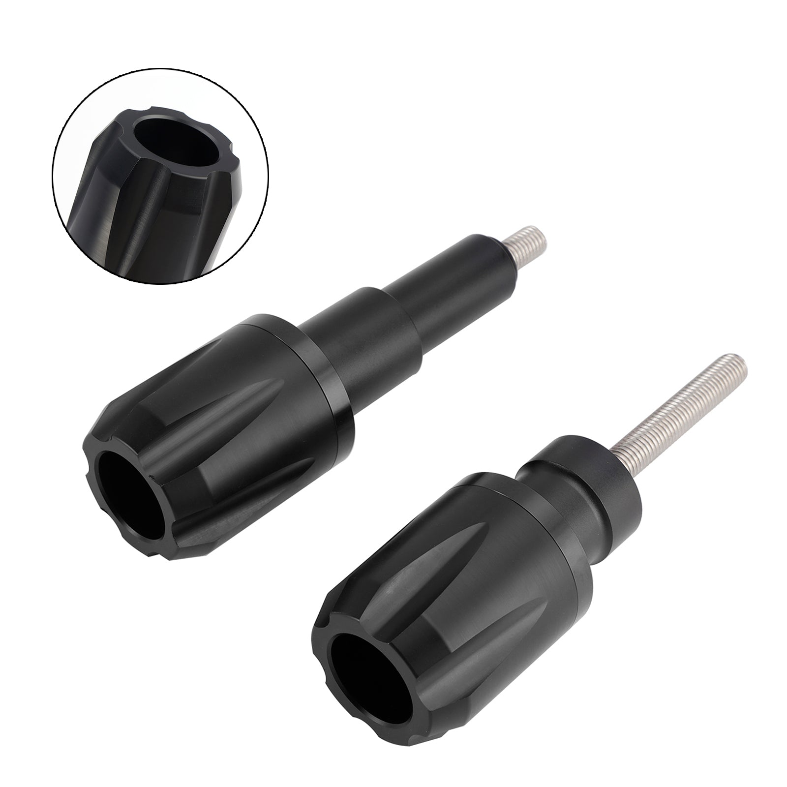 19-23 BMW F900R F750Gs F850Gs Cnc Anti-Crash Frame Sliders Protector Black