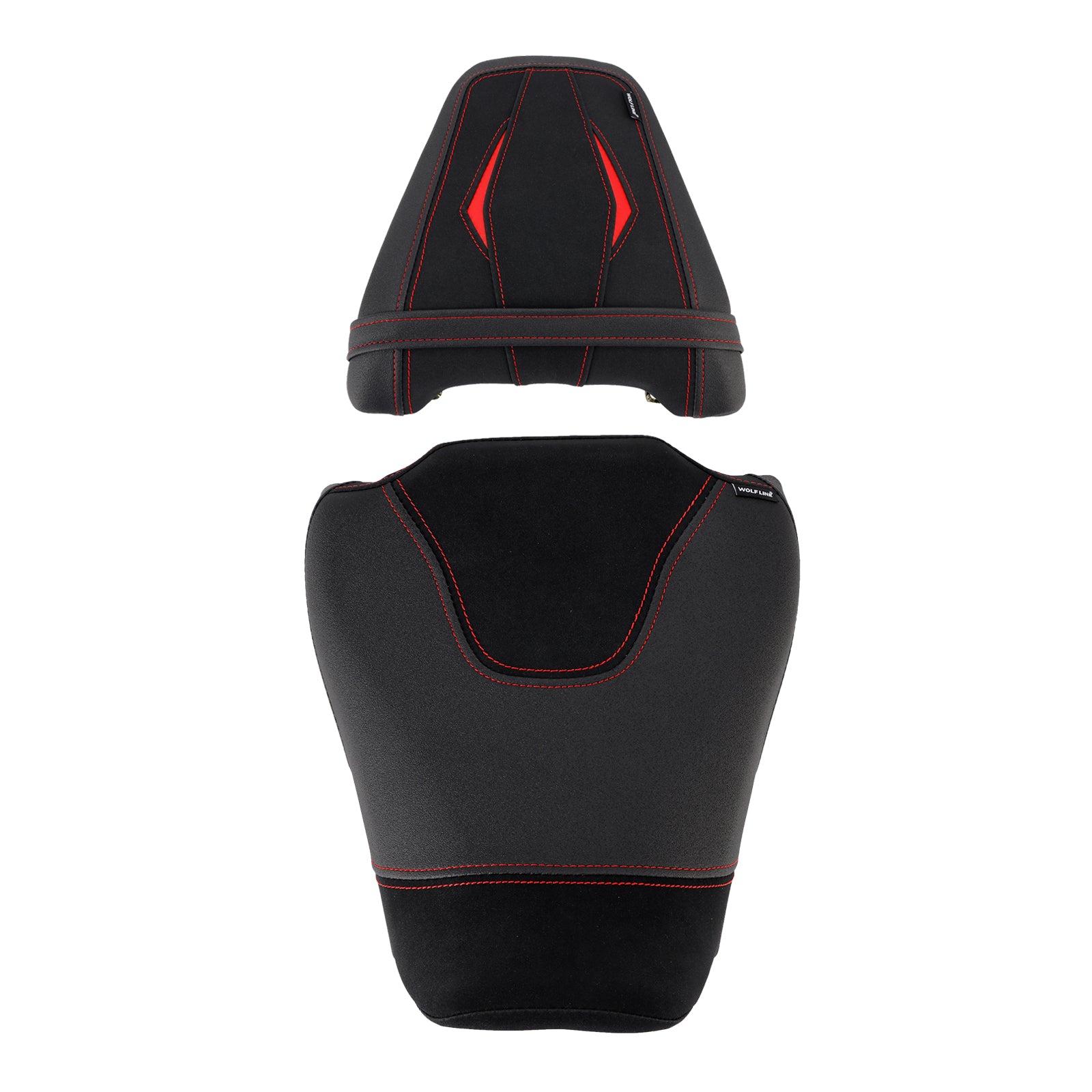 24-25 Honda Cb650R Cbr650R Front&Rear Raider Passenger Cushion Kit Black2