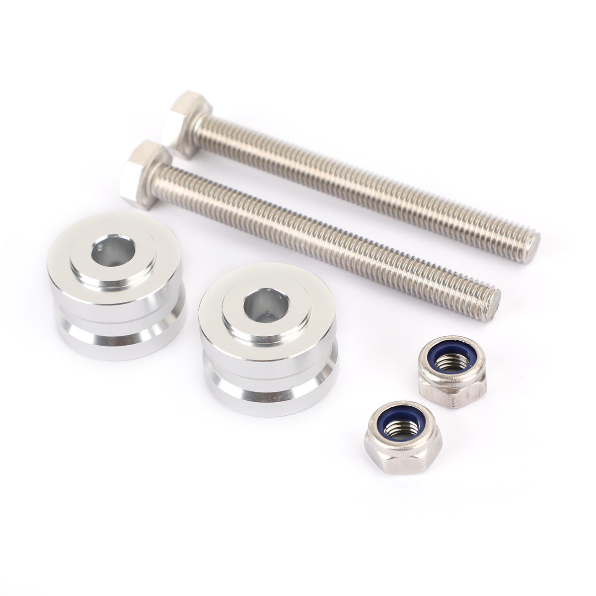 19-20 Suzuki V-Strom DL 1050/XT HANDLEBAR Bar Risers 20mm Rise Silver