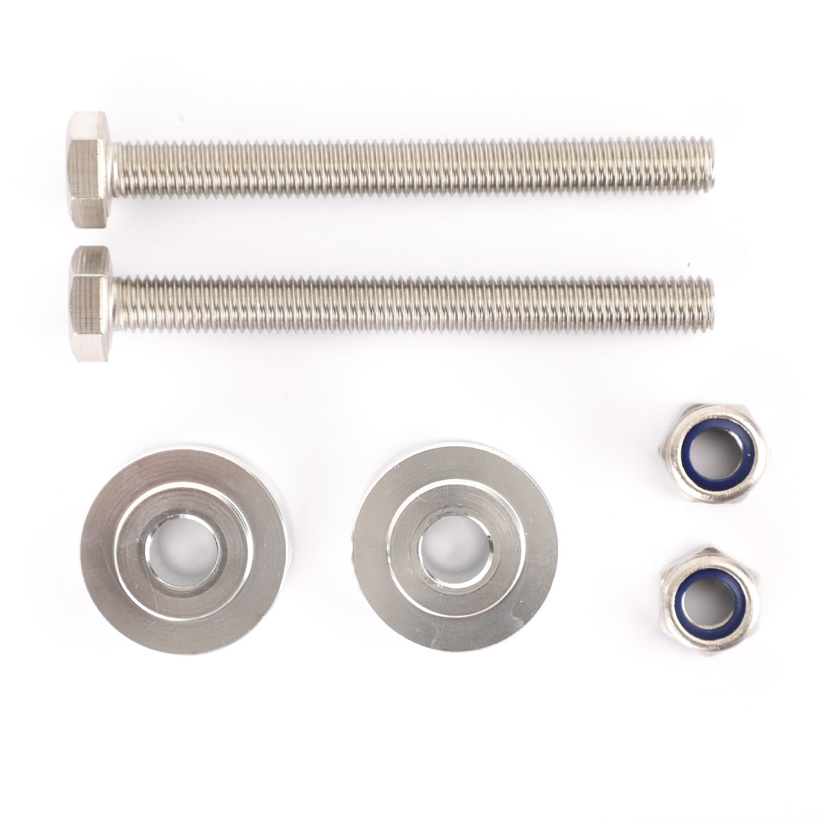 19-20 Suzuki V-Strom DL 1050/XT HANDLEBAR Bar Risers 20mm Rise Silver