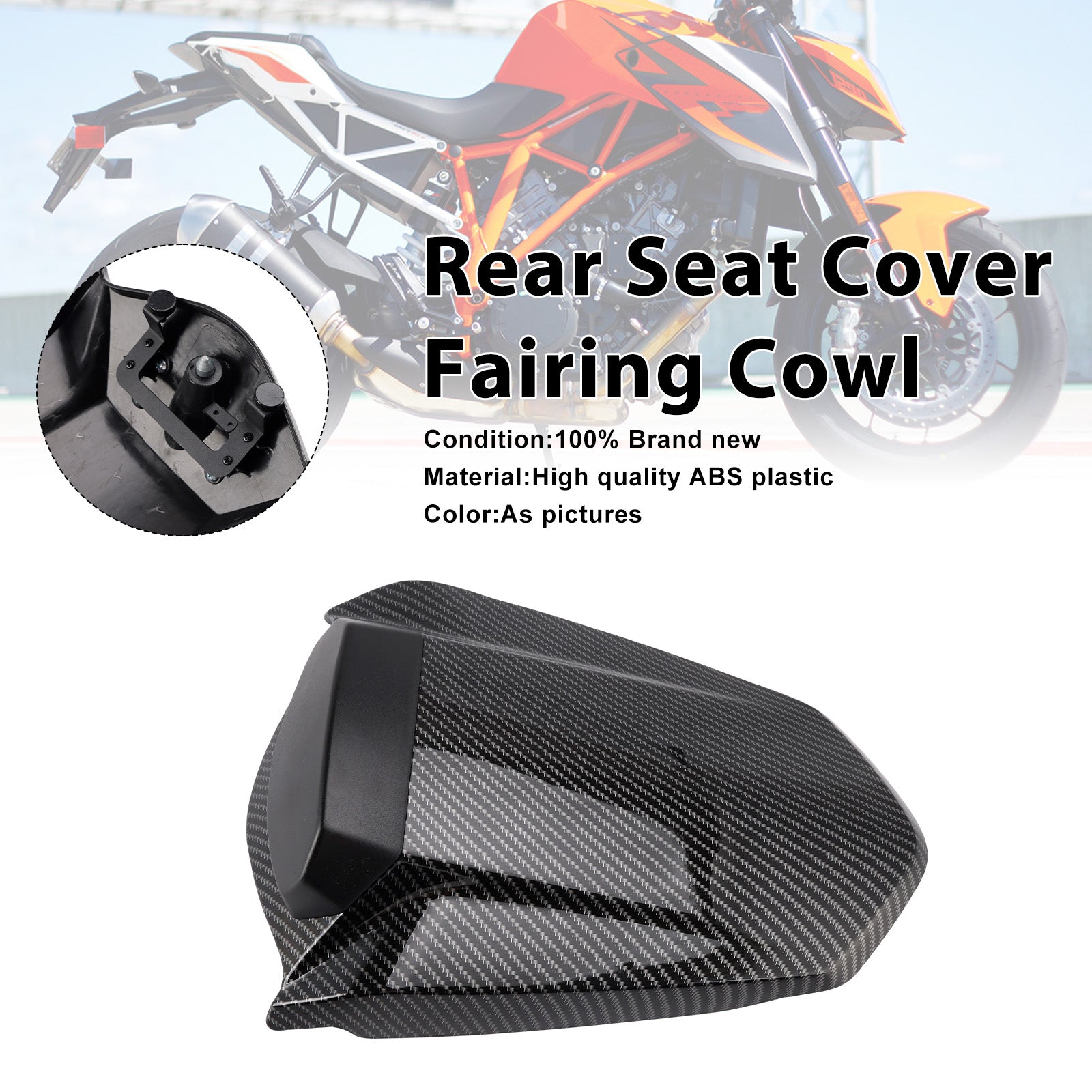 2014-2019 1290 Super Duke R Rear Pillion Seat Cover Fairing Cowl