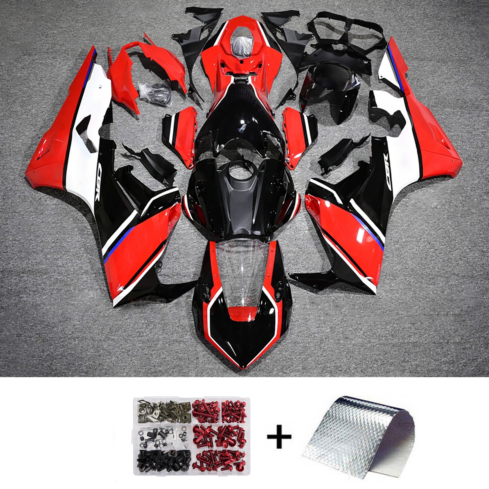 Amotopart 2017-2026 Honda CBR1000RR White/Black/Red Fairing Kit