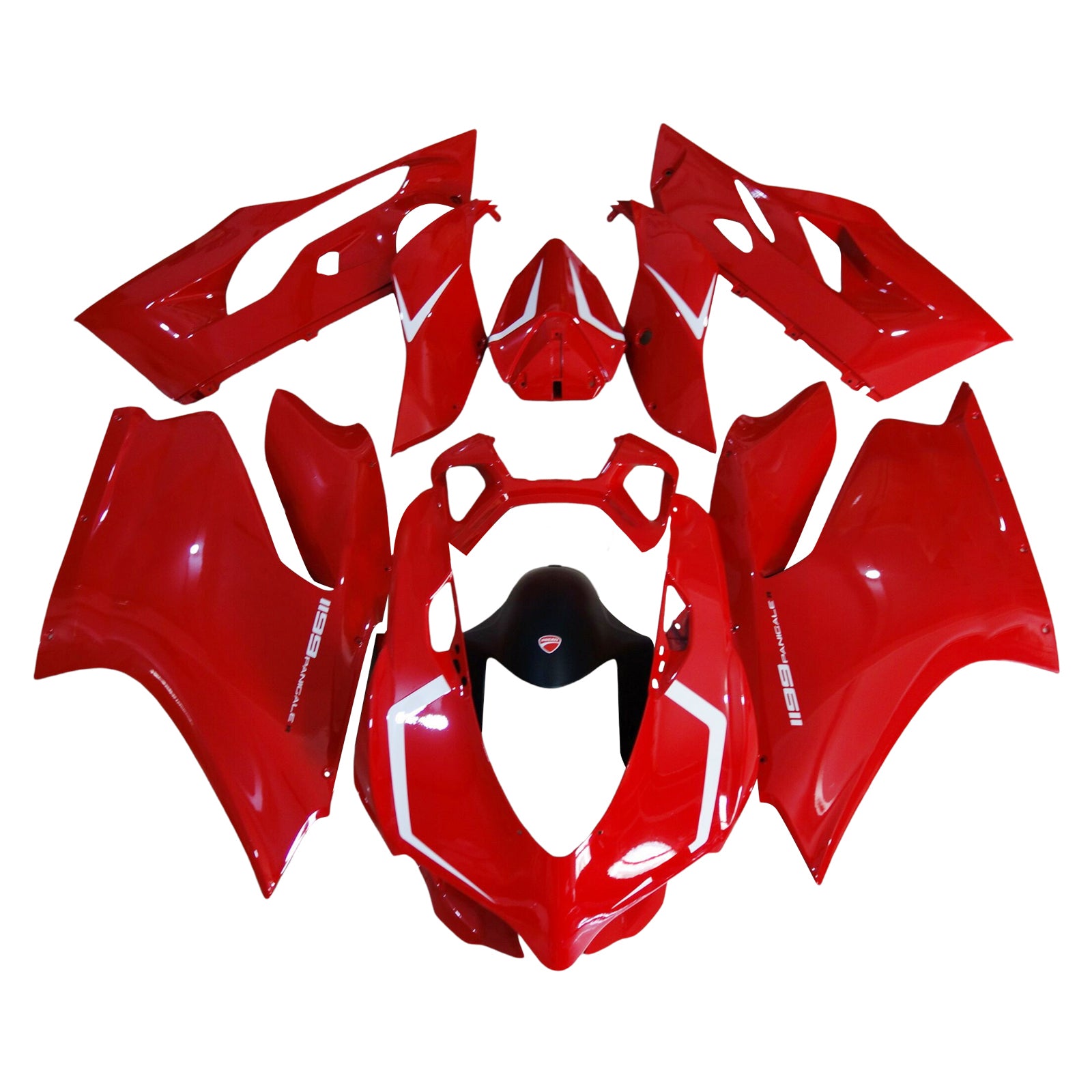 Amotopart 2012-2015 Ducati 899 Red Style 2 Fairing Kit