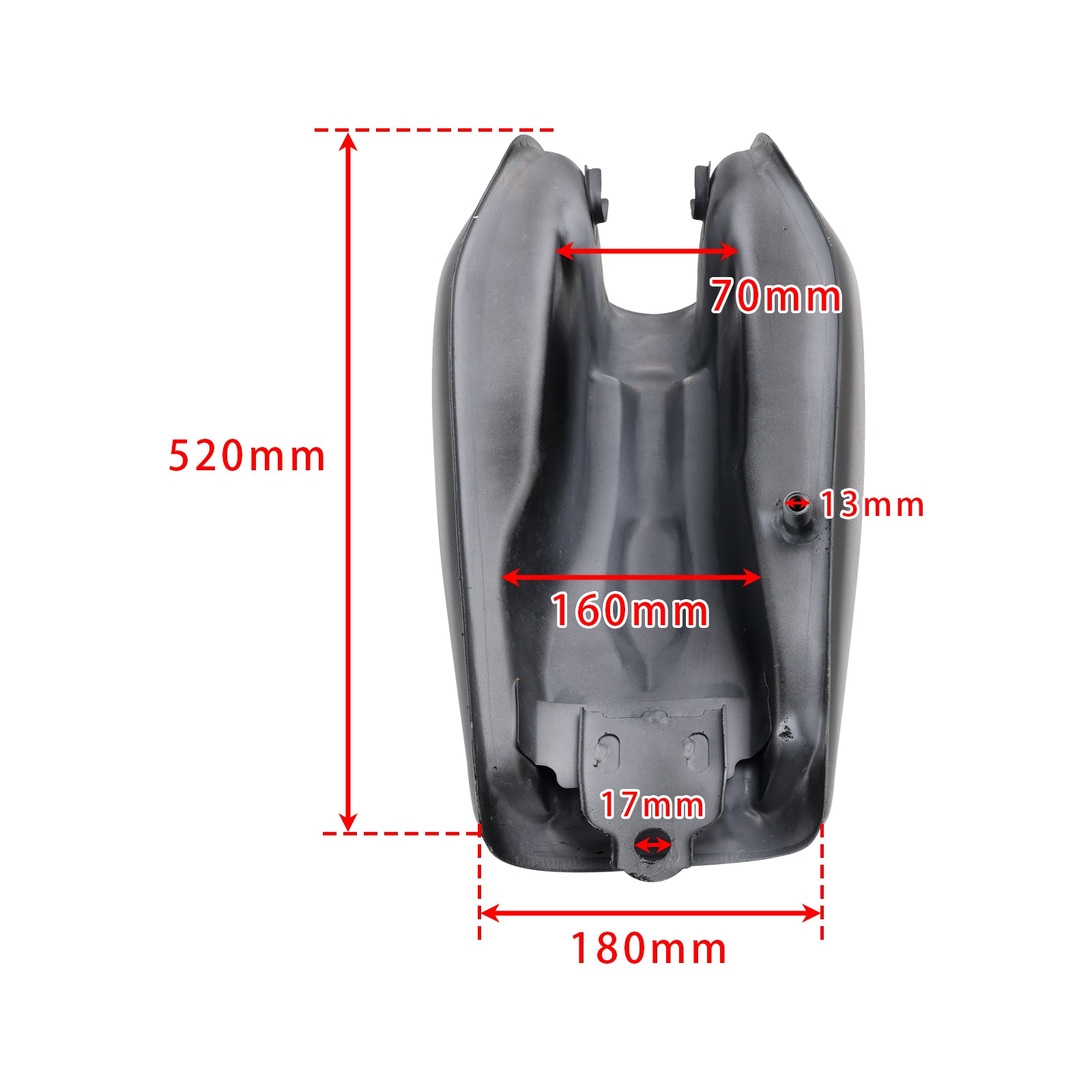 Honda CG 125 Cafe Racer Petrol Fuel Gas Tank 9L / 2.4 Gal Matte Black