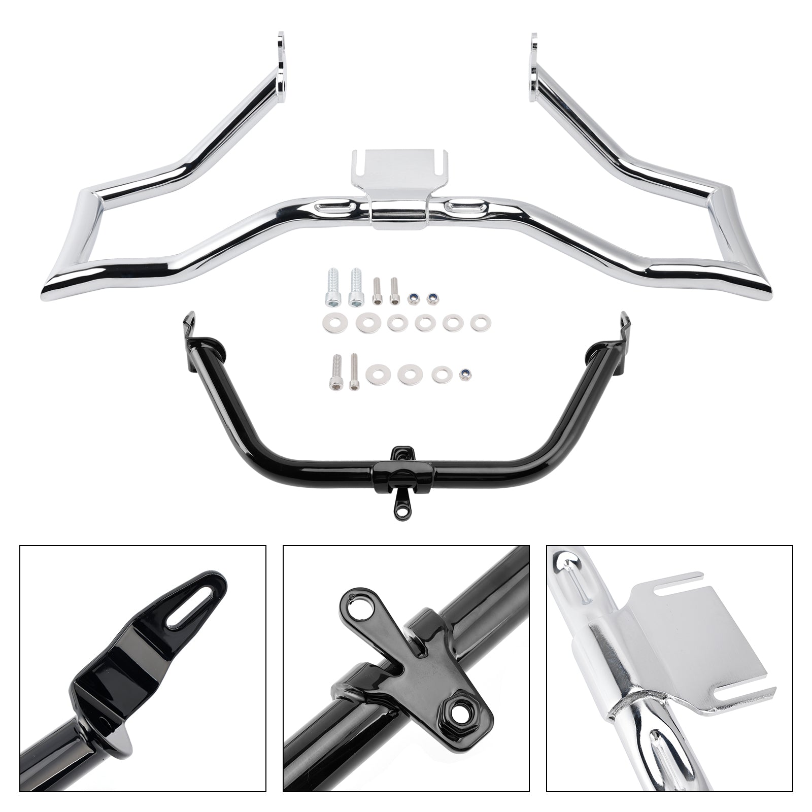 2014-2022 Harley Road Glide Motor Guard Frame Anti-Crash-Stoßfängerschutzchrom